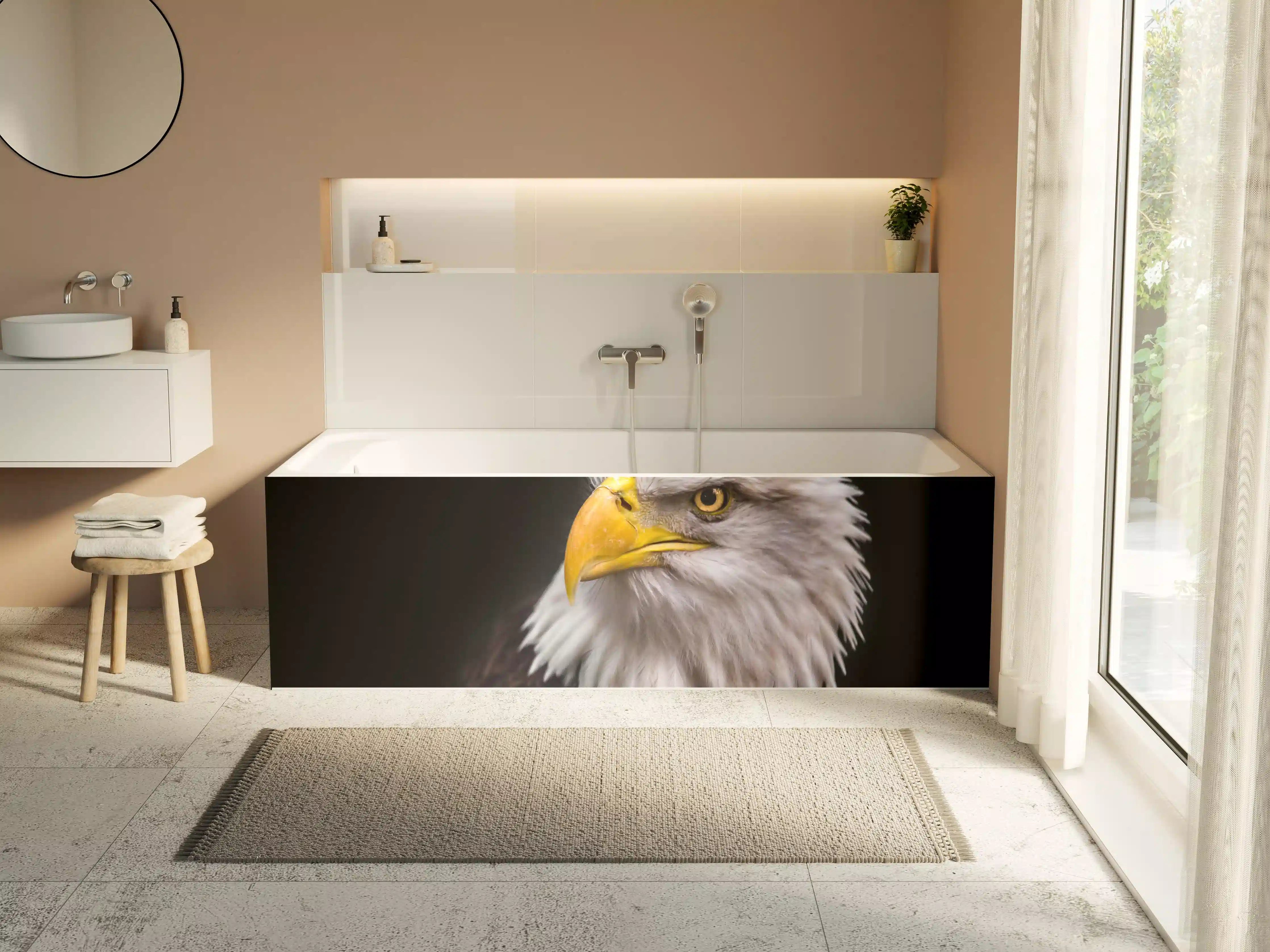Badewannen-Rückwand - Majestätischer Adler
