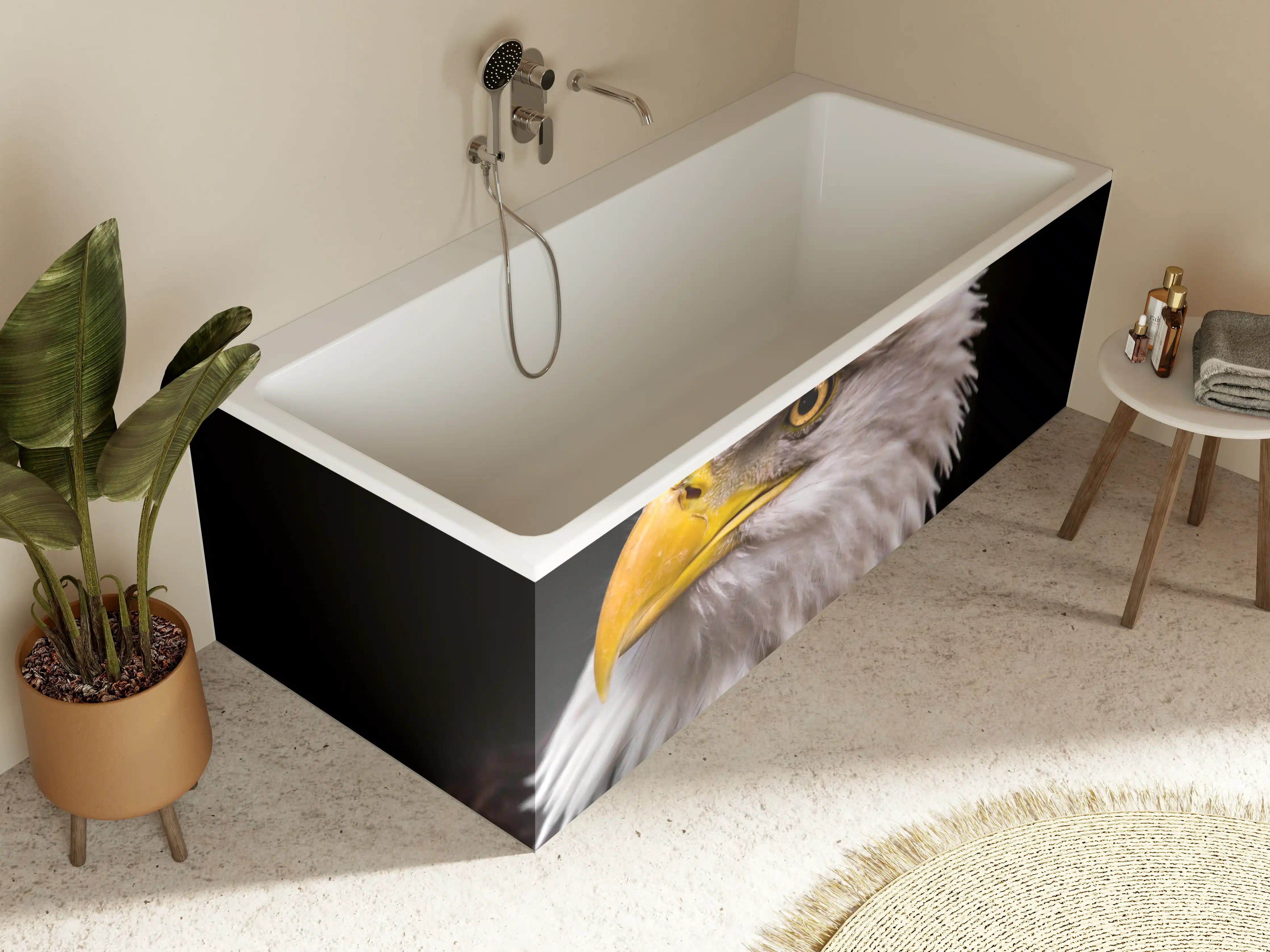 Badewannen-Rückwand - Majestätischer Adler