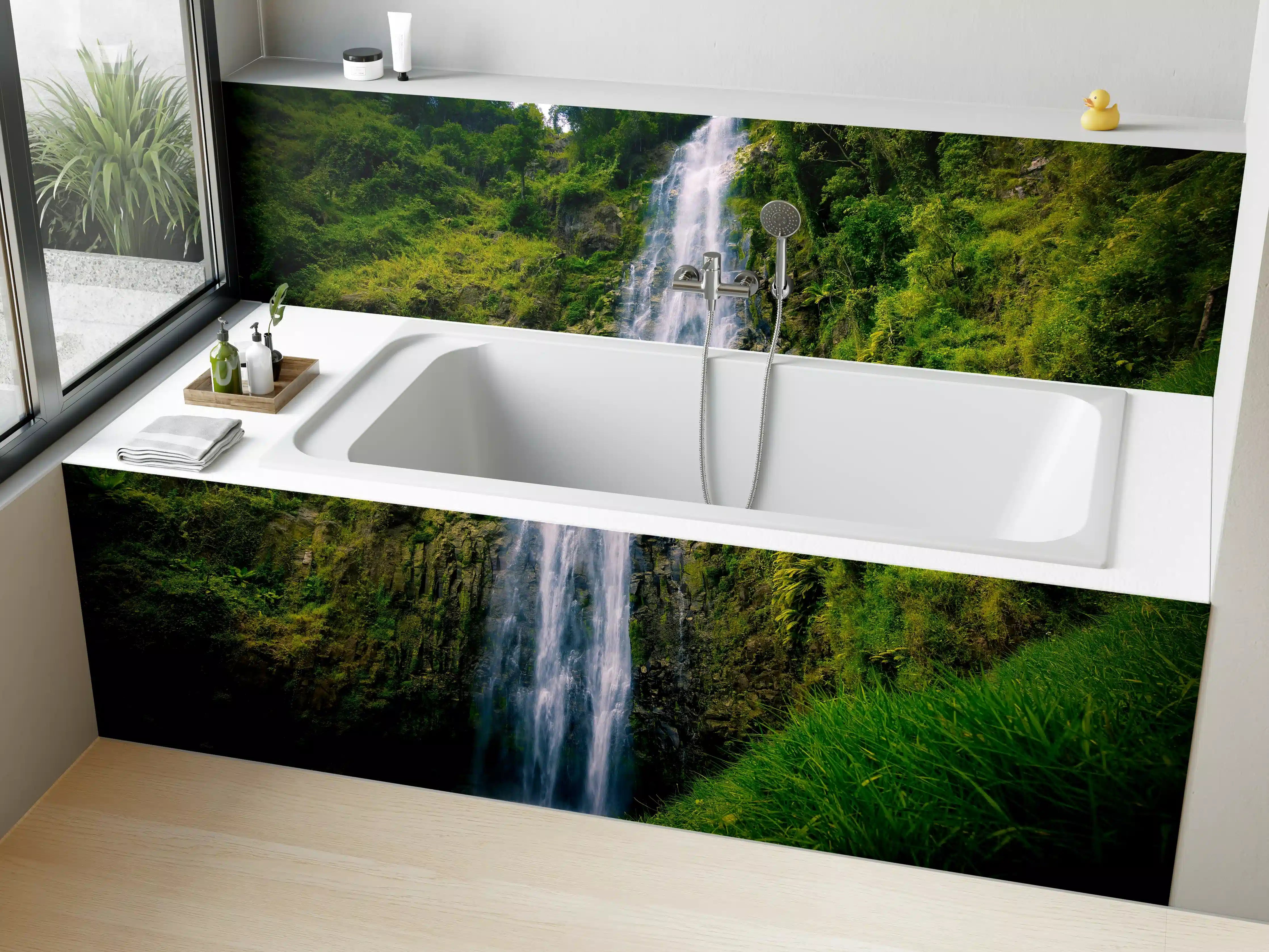 Badewannen-Rückwand - Materuni Waterfall