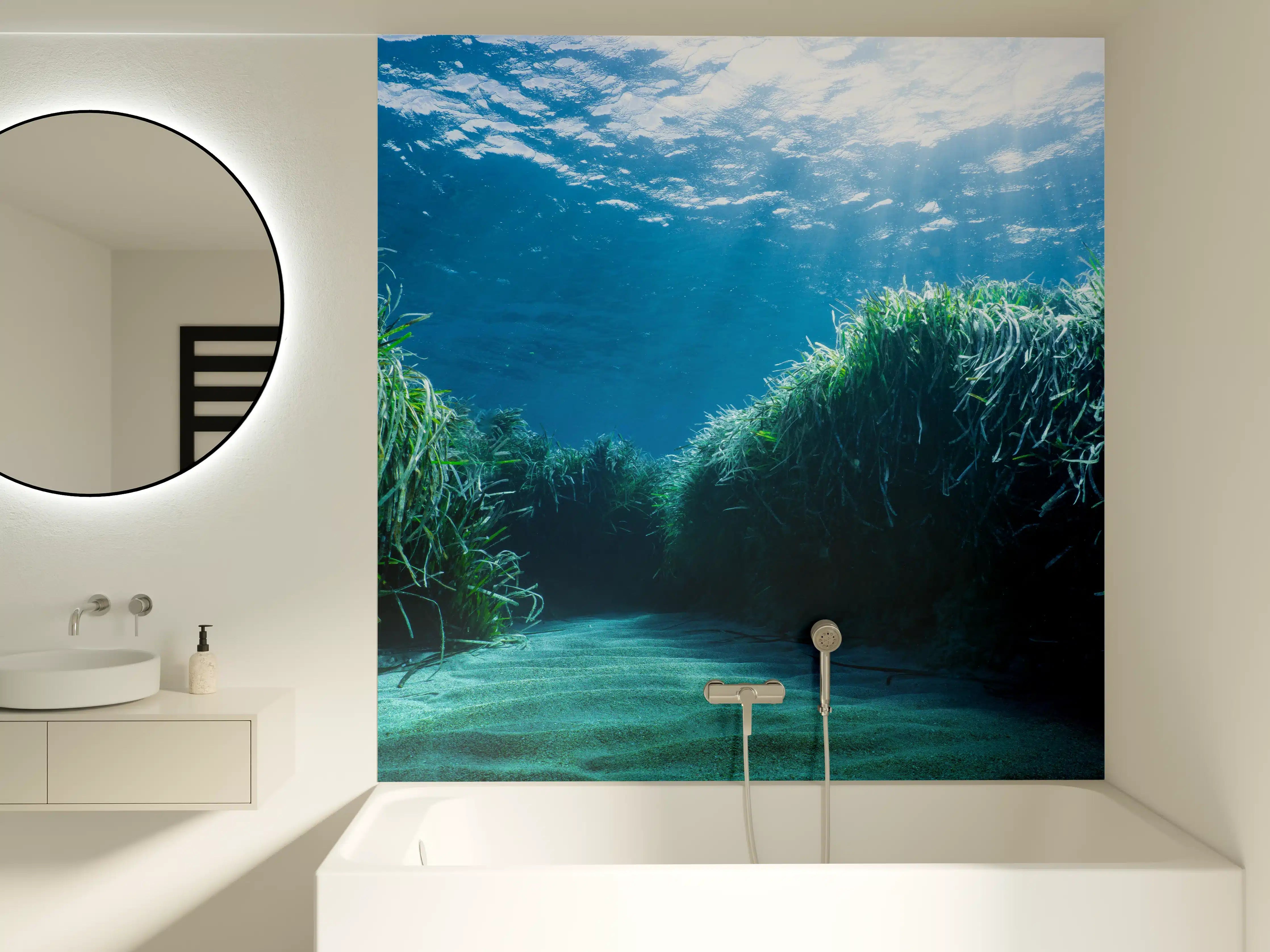 Badewannen-Rückwand - Mesmerizing Unterwasser