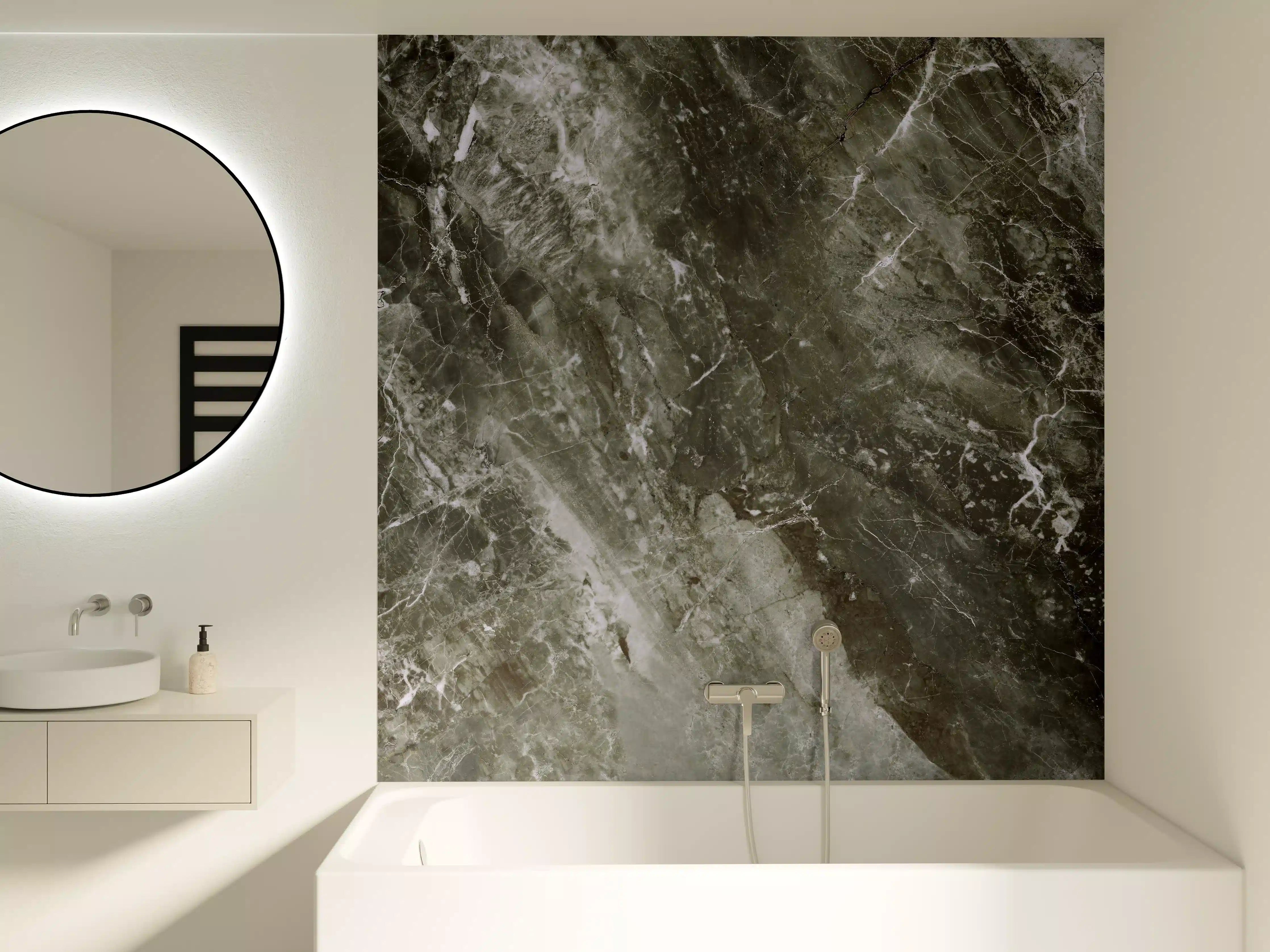 Badewannen-Rückwand - Moderne Marmor Textur