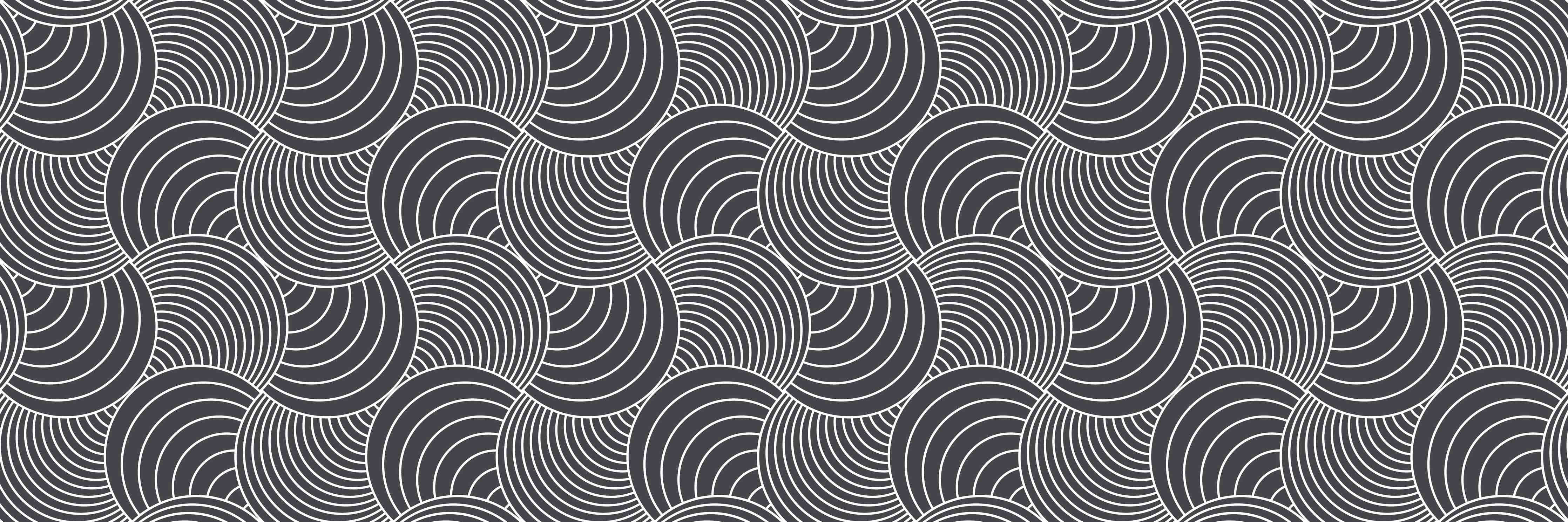 Badewannen-Rückwand-Moderne geometrische Mustertapete in Schwarz und Weiß