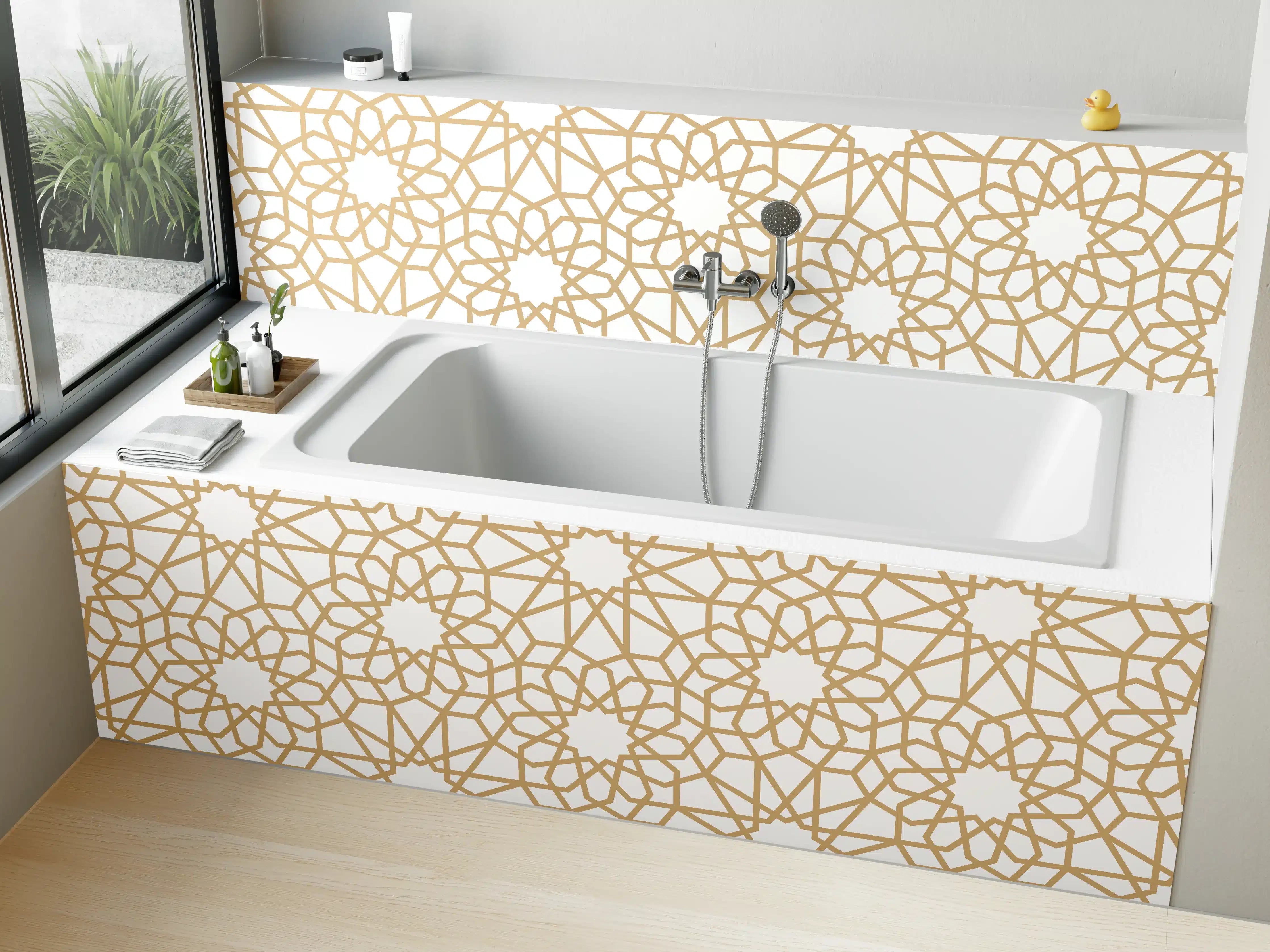 Badewannen-Rückwand - Orientalische Muster 2