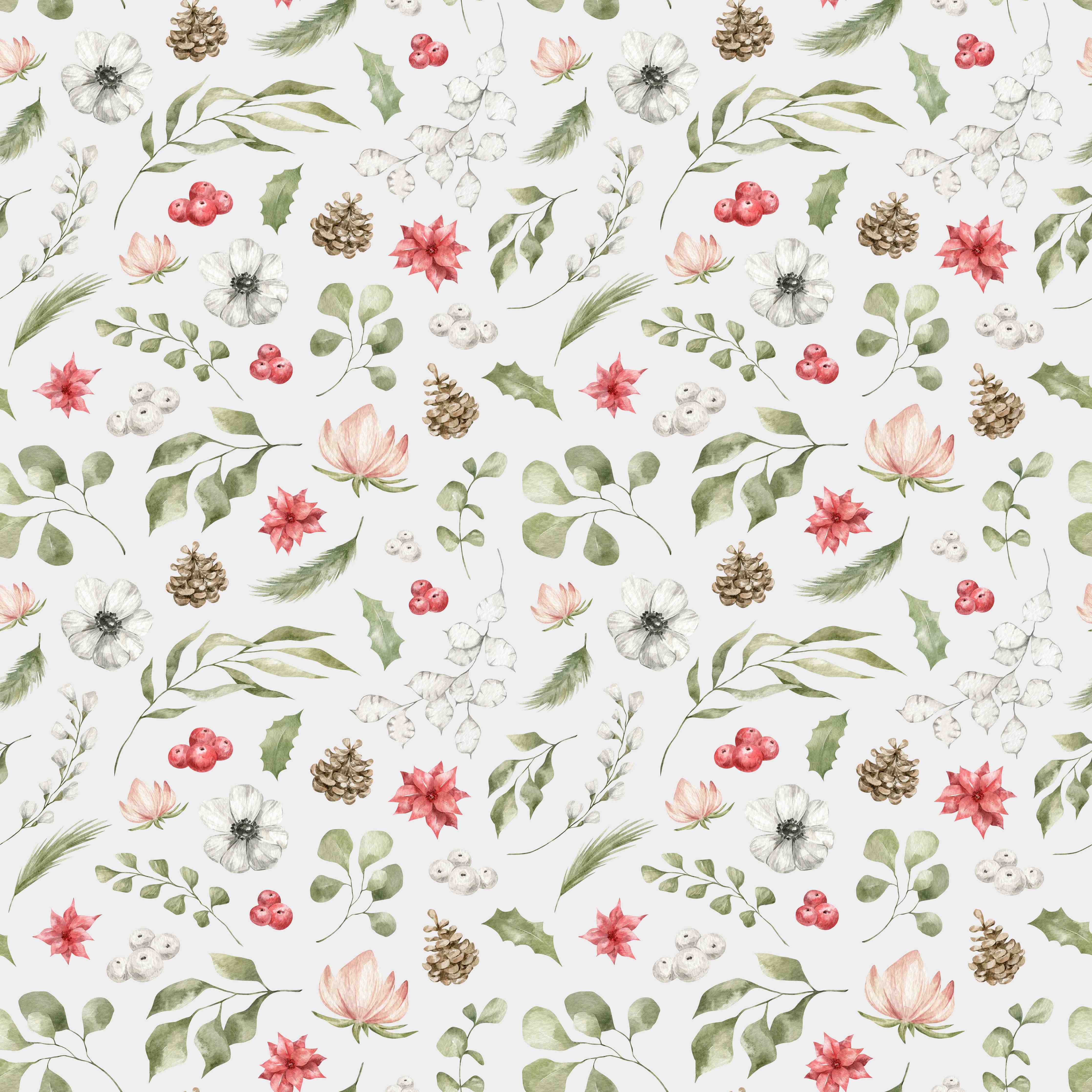 Badewannen-Rückwand-Pastell Blumenmuster Weiß-Grün-Rosa