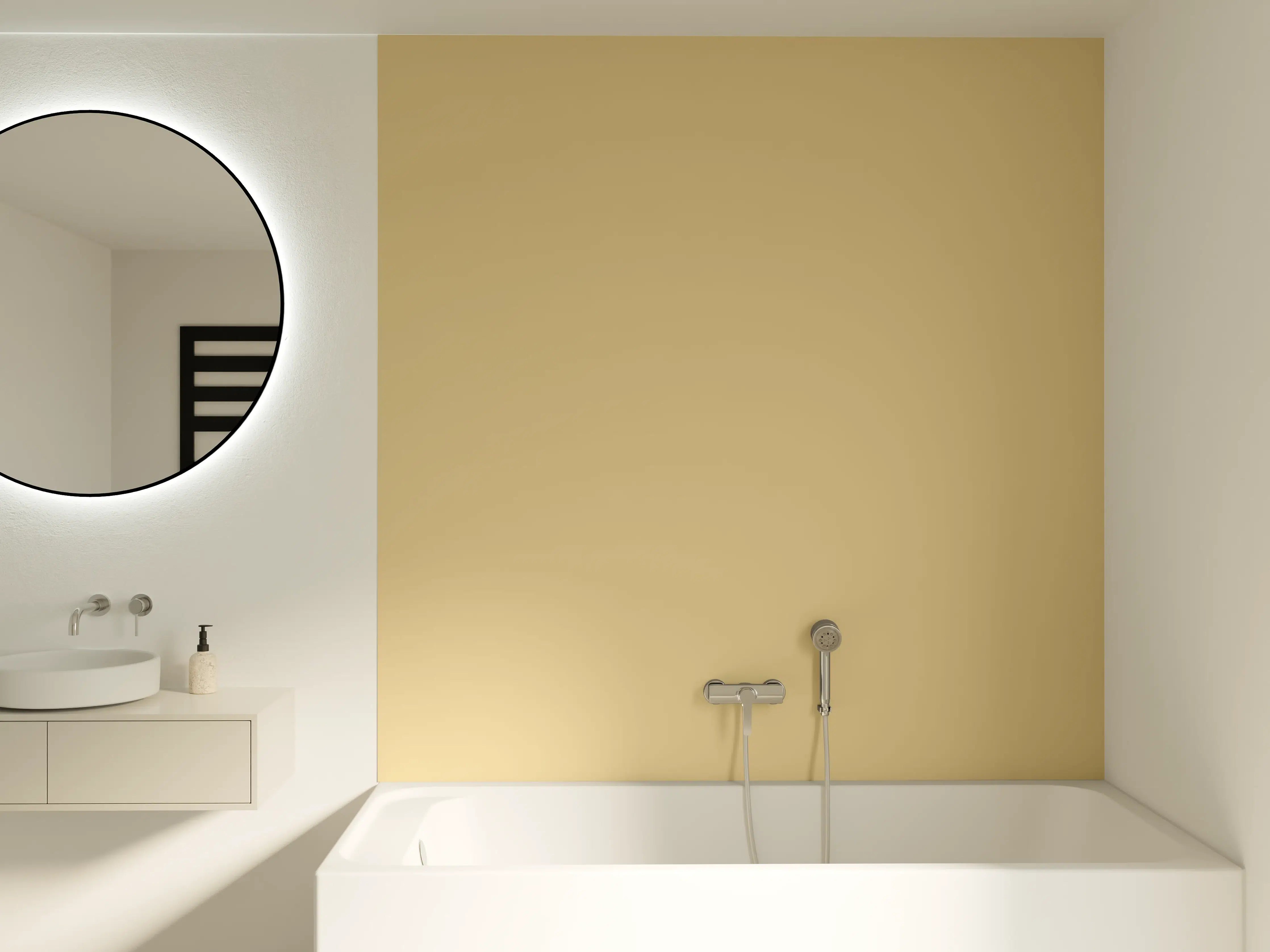 Badewannen-Rückwand - RAL 1001 (Beige)