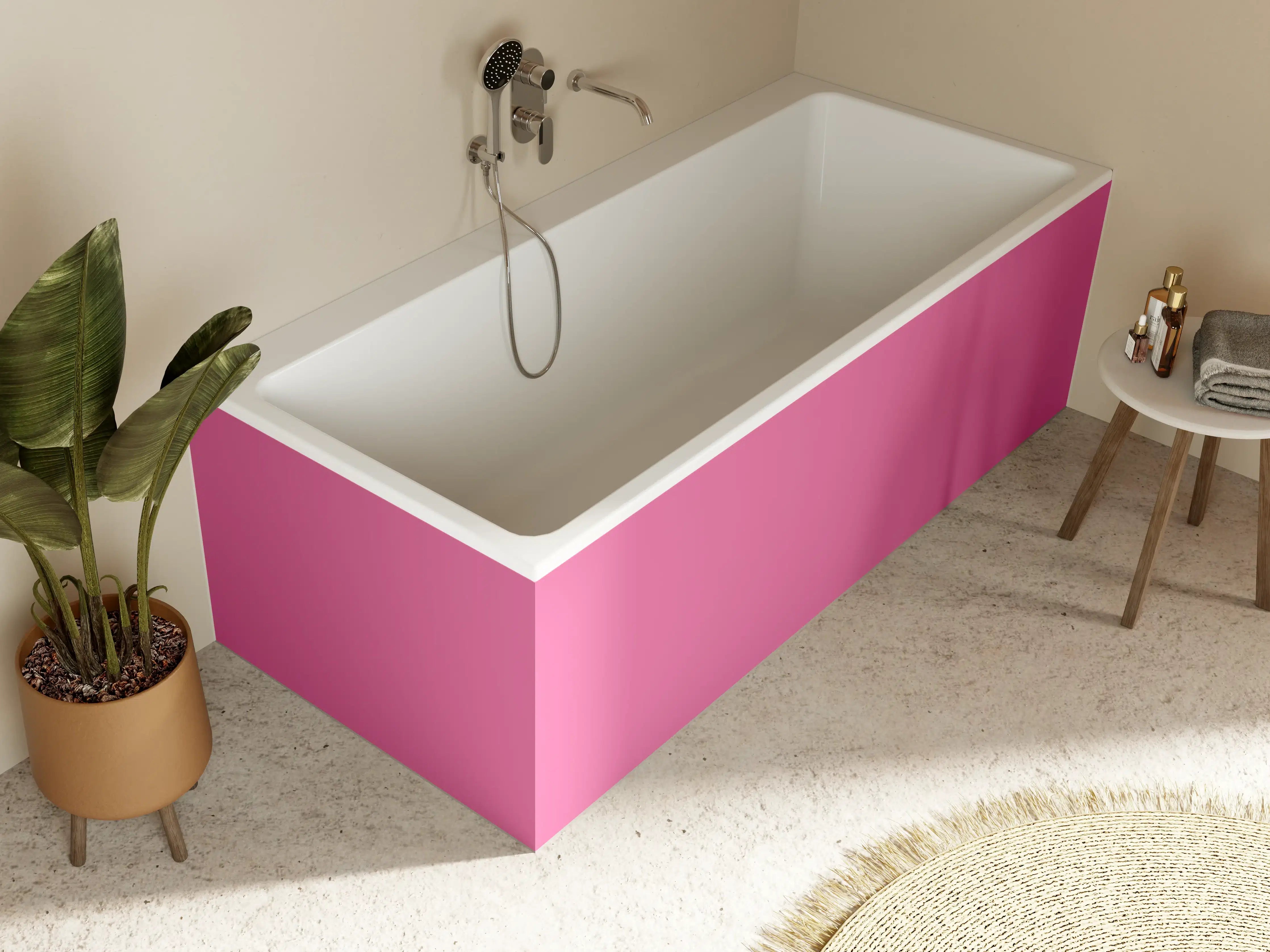 Badewannen-Rückwand - RAL 4003 (Violett