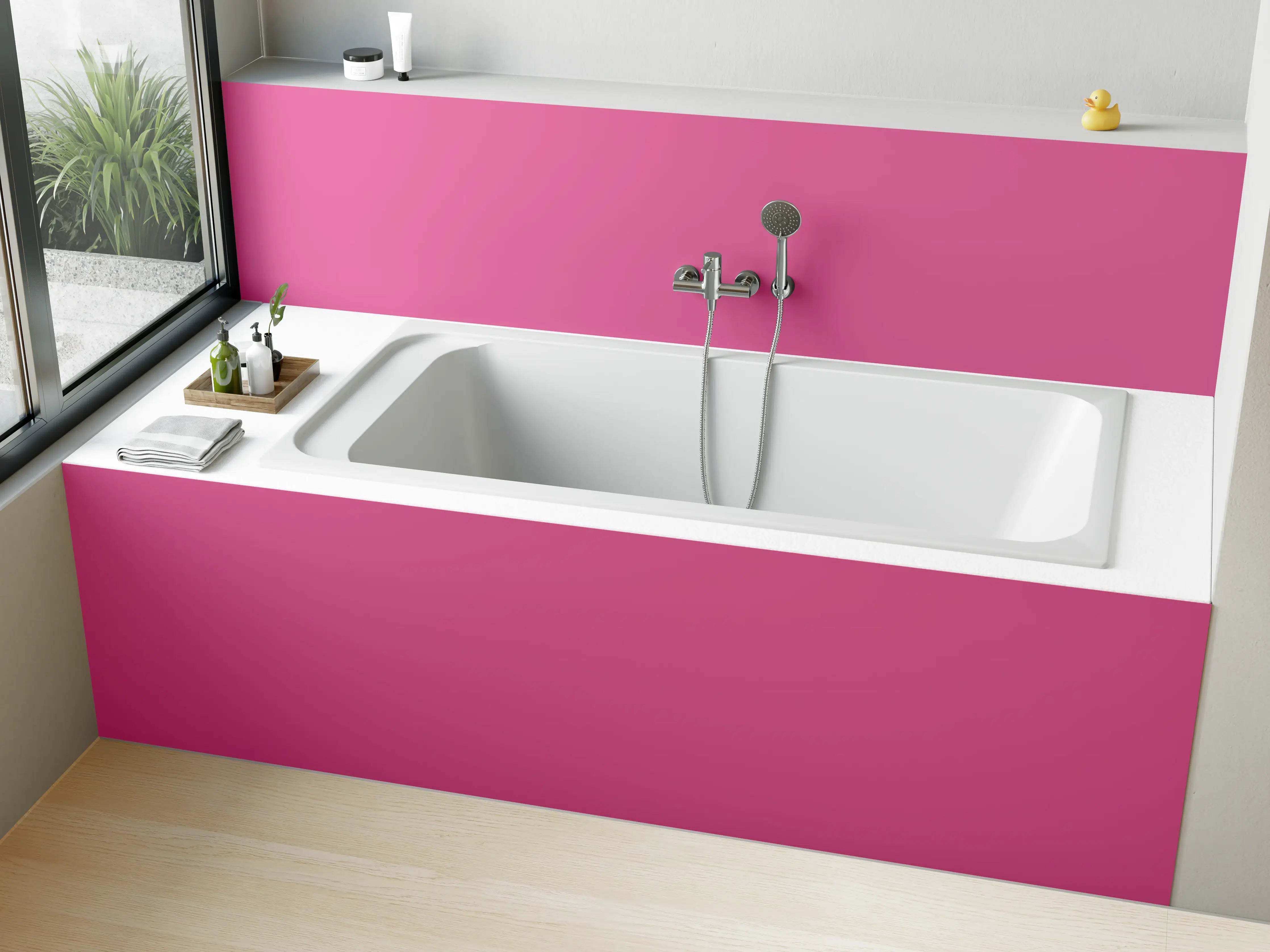 Badewannen-Rückwand - RAL 4003 (Violett