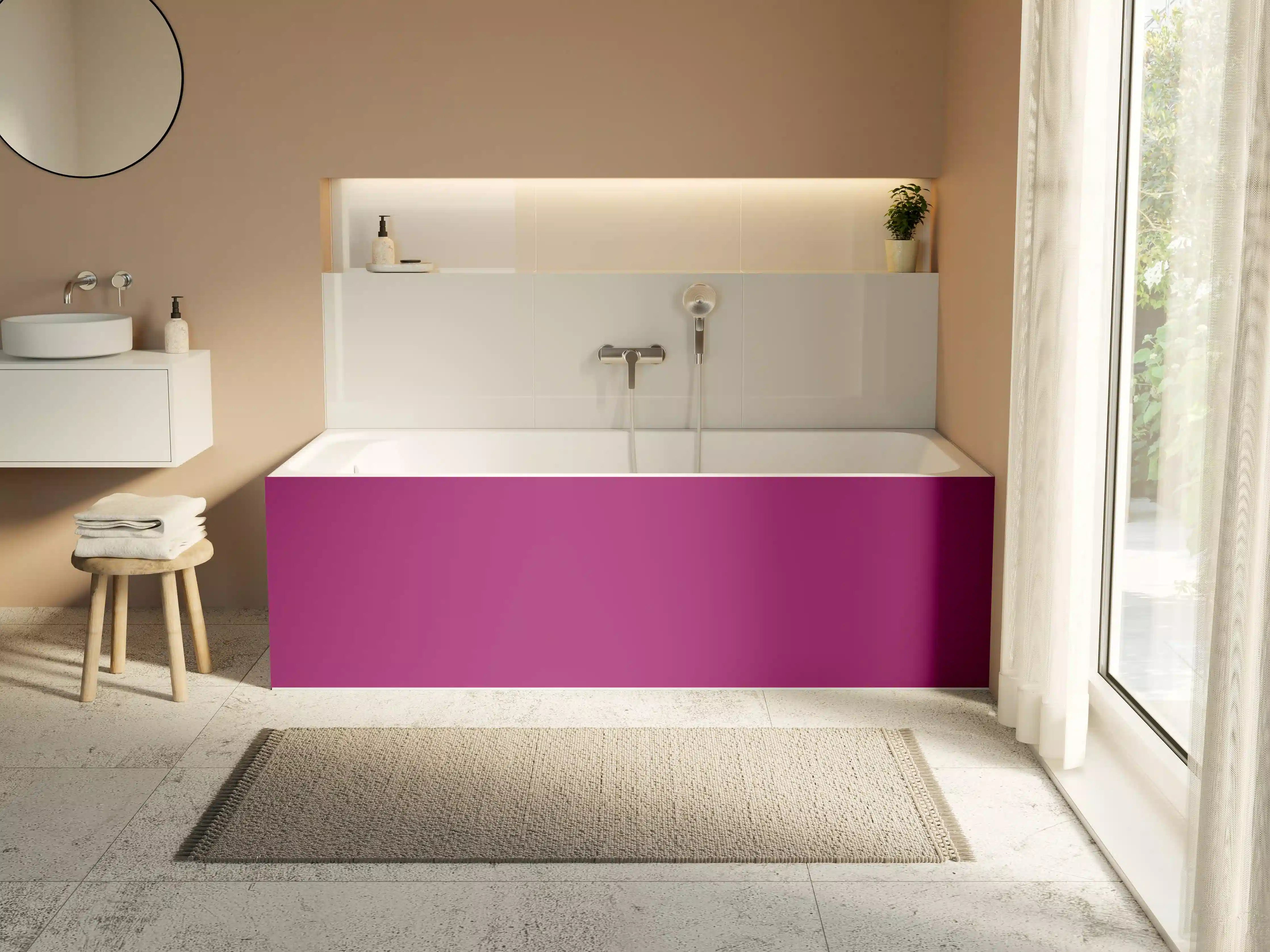 Badewannen-Rückwand - RAL 4006 (Verkehrsviolett)