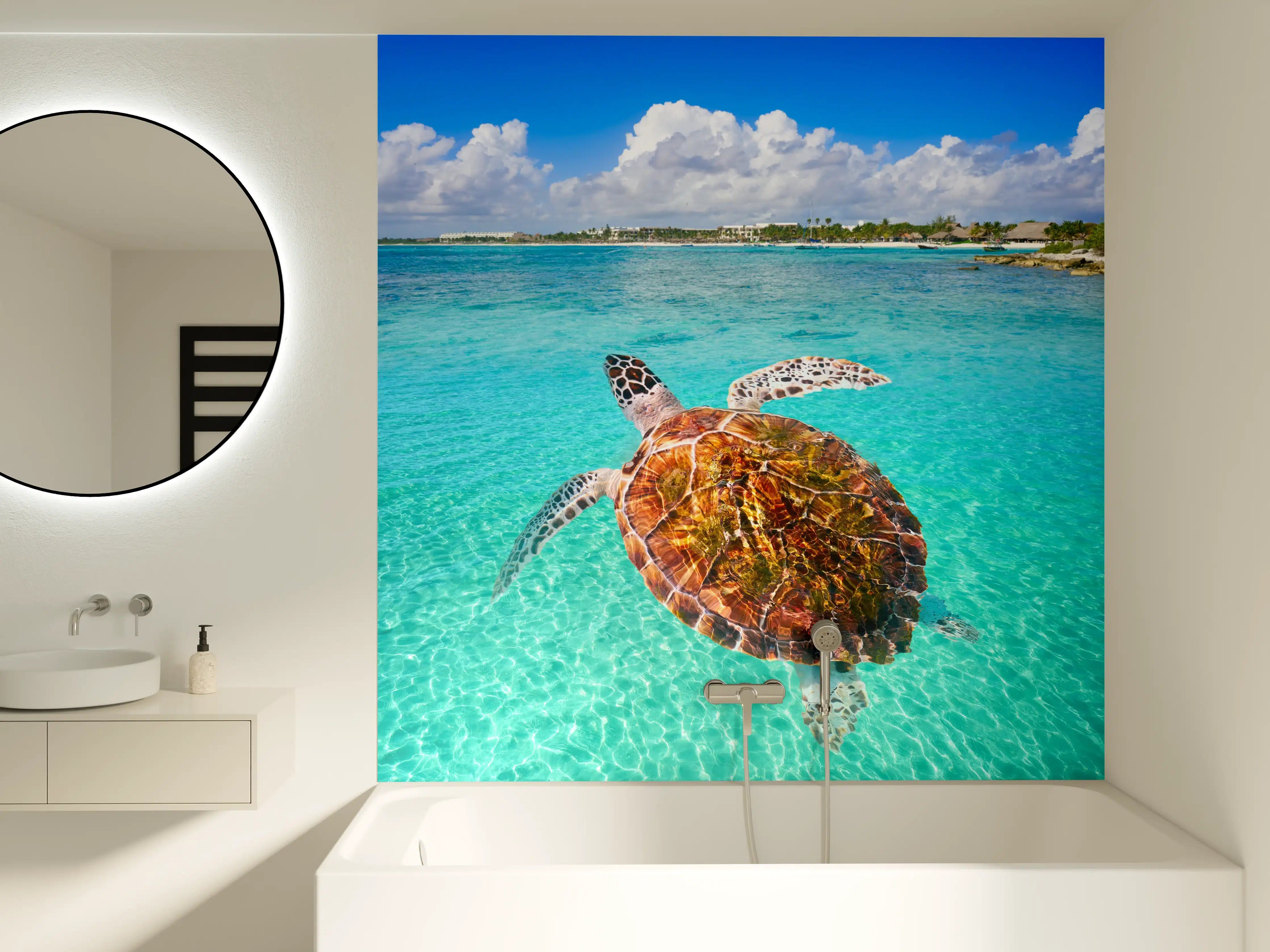 Badewannen-Rückwand - Riviera Maya - Mexico