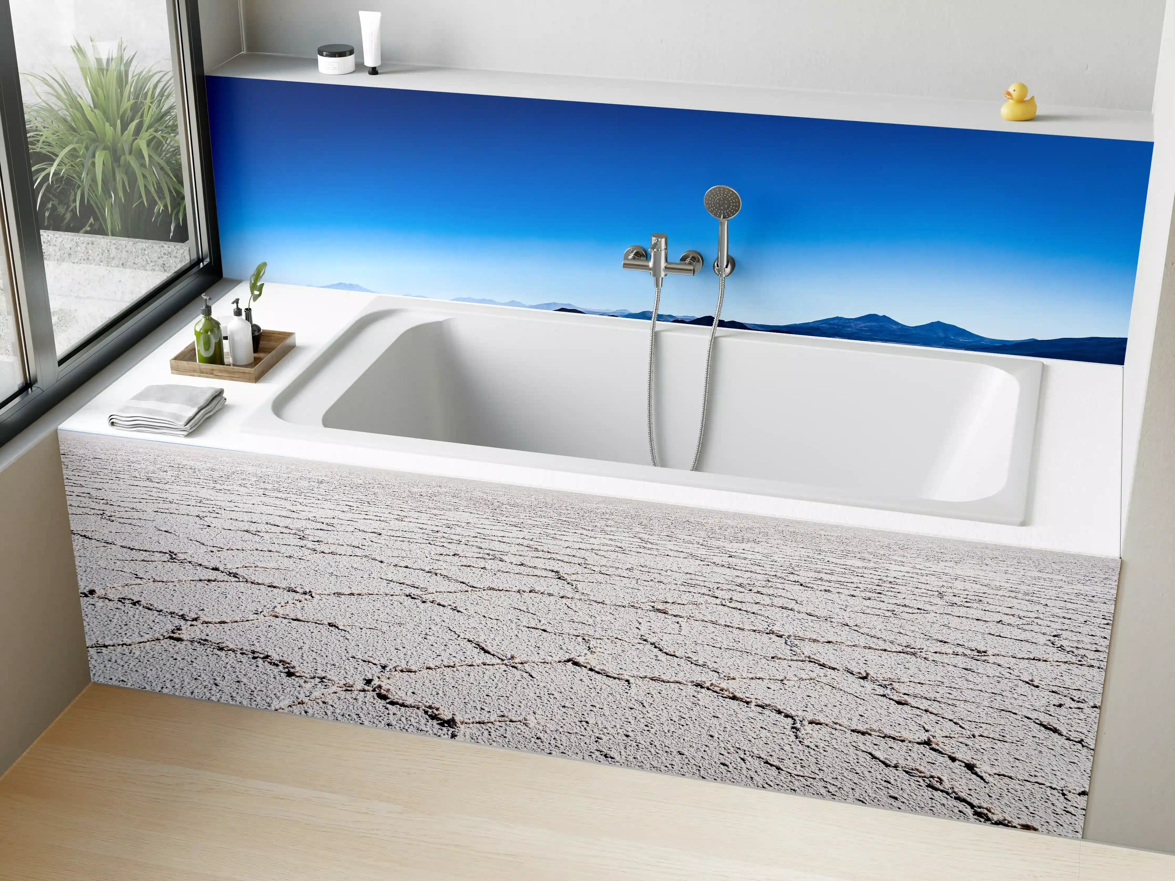Badewannen-Rückwand - Salar Uyuni Salz Wüste