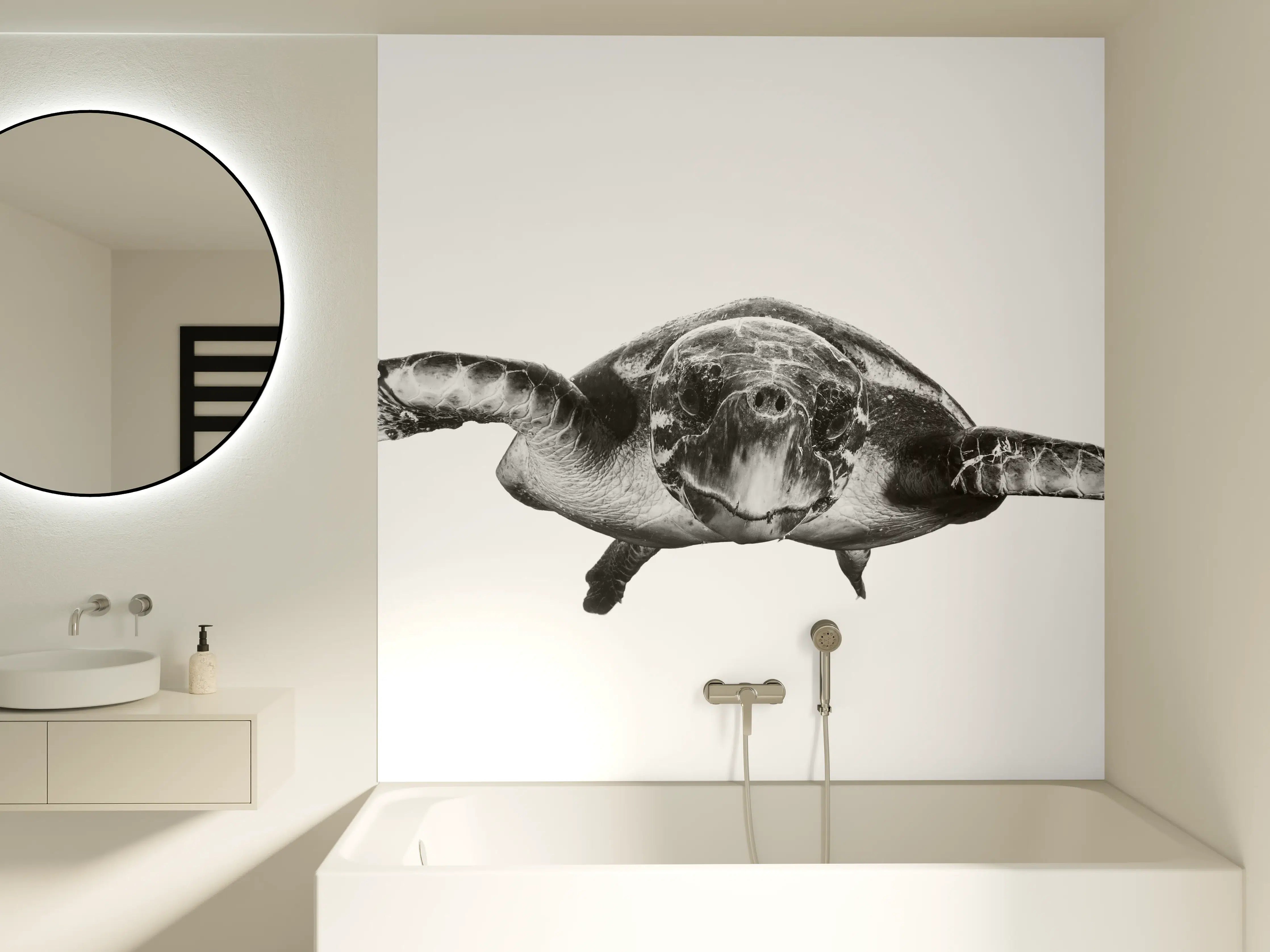 Badewannen-Rückwand - Schildkröte