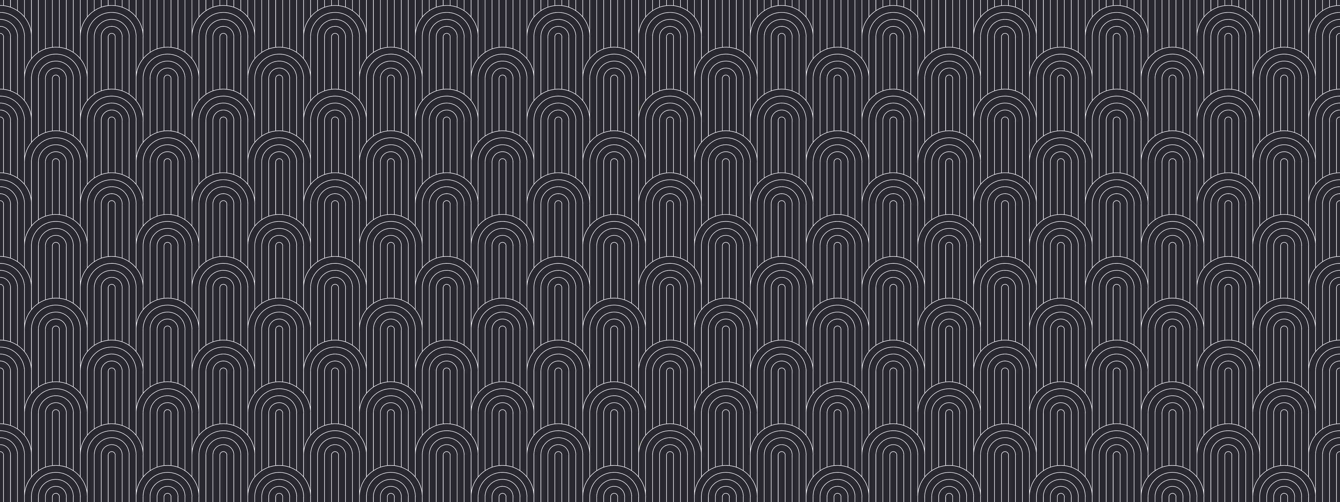 Badewannen-Rückwand-Schwarze geometrische Muster mit feiner Linienführung