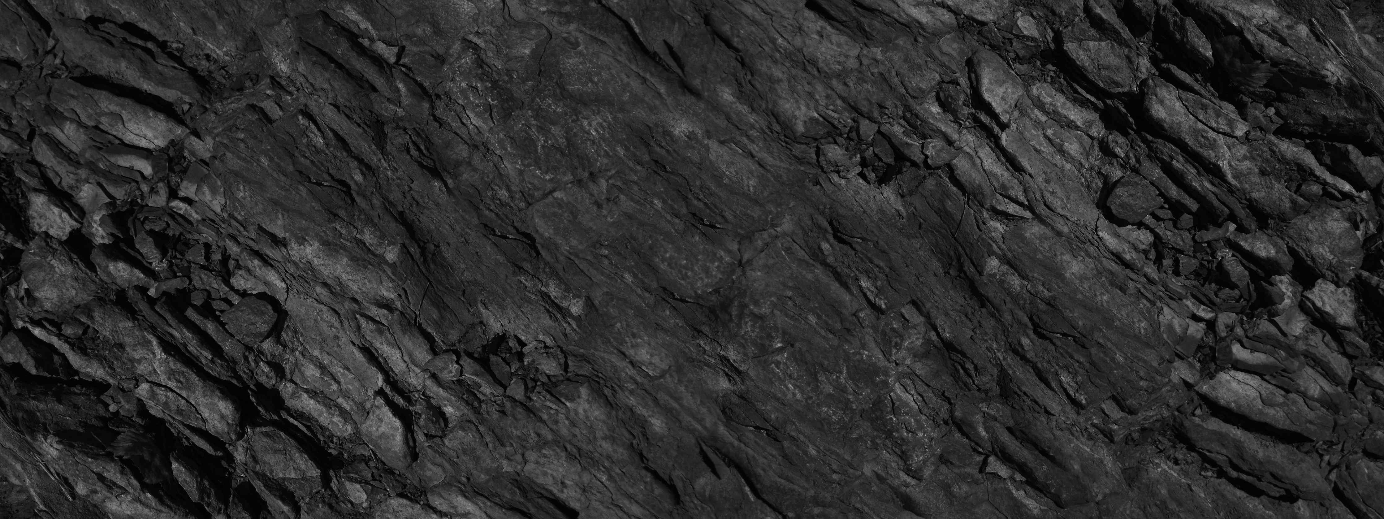 Badewannen-Rückwand-Schwarzer kantiger Fels