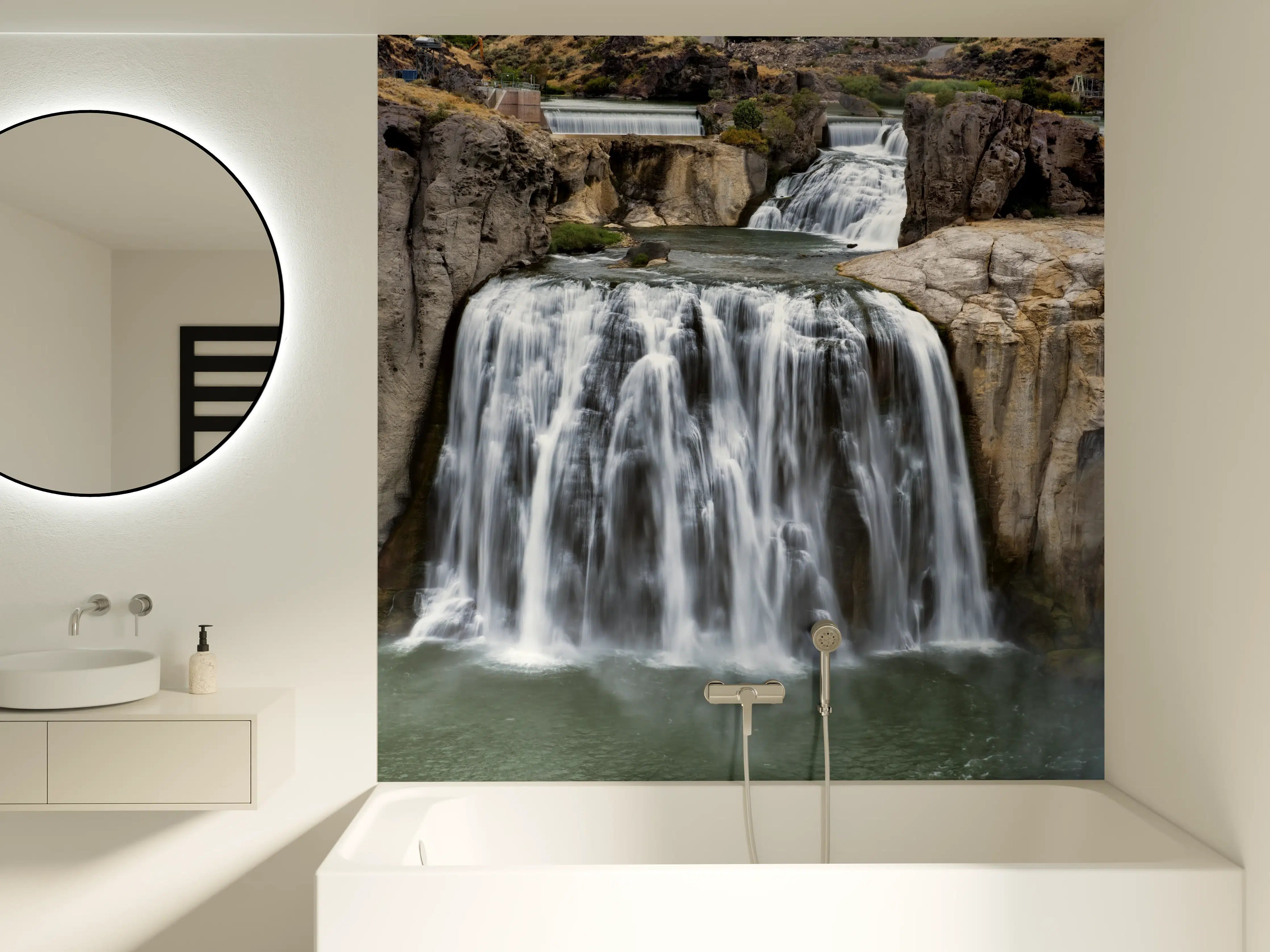 Badewannen-Rückwand - Shoshone Wasserfall