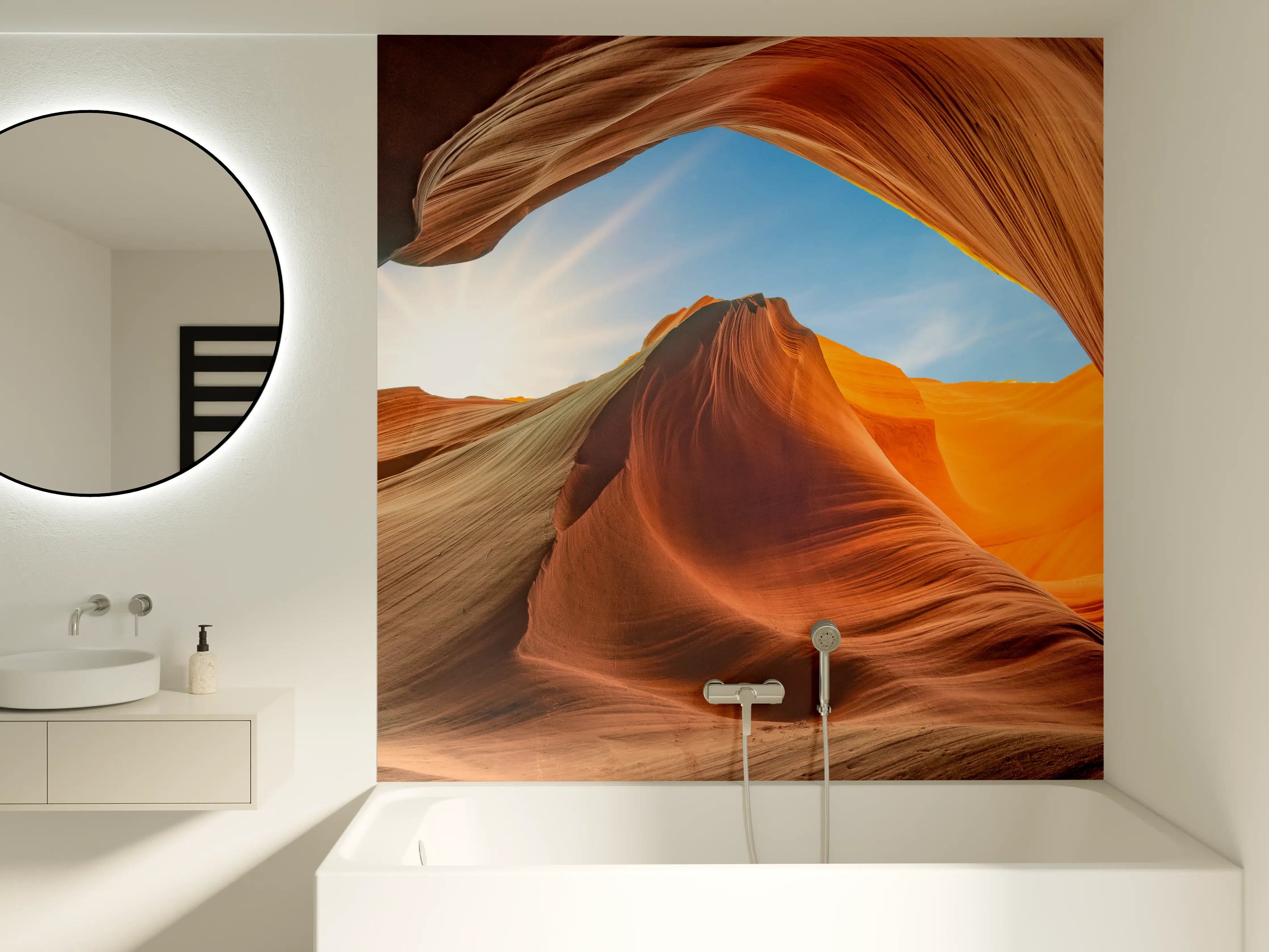 Badewannen-Rückwand - Spektakuläre Schlucht in Arizona