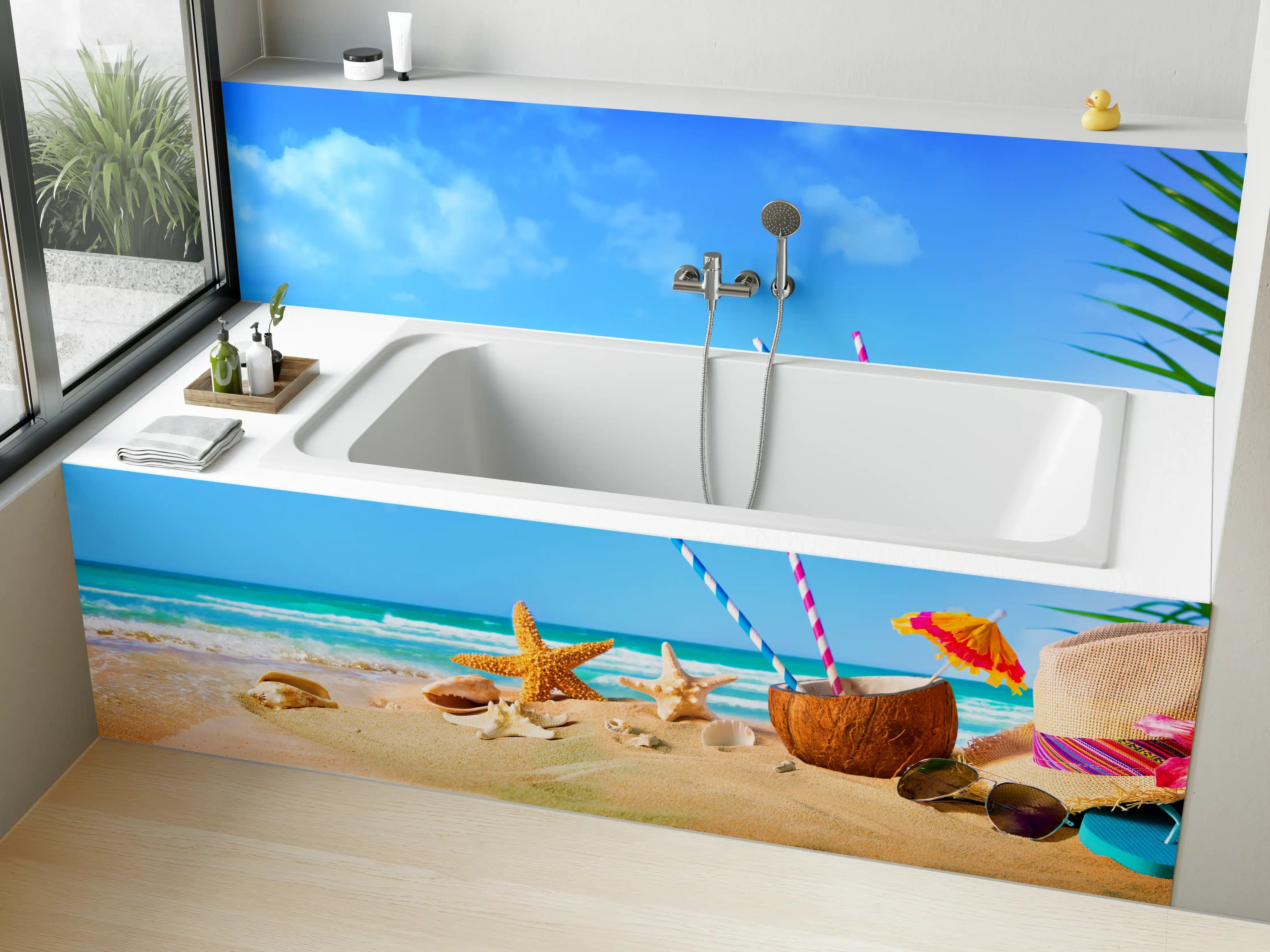Badewannen-Rückwand - Strandaccesoires