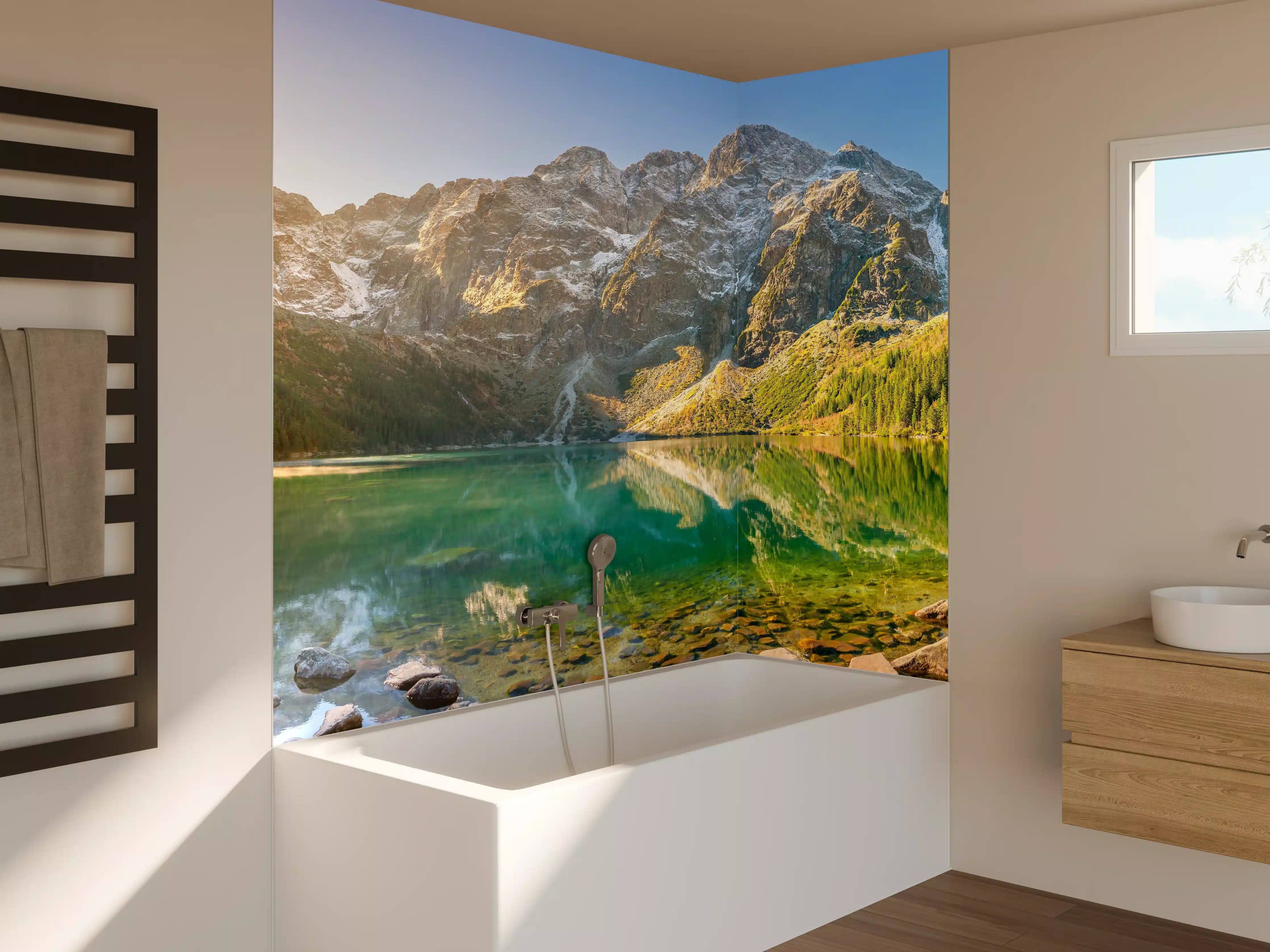 Badewannen-Rückwand - Tatra-Nationalpark