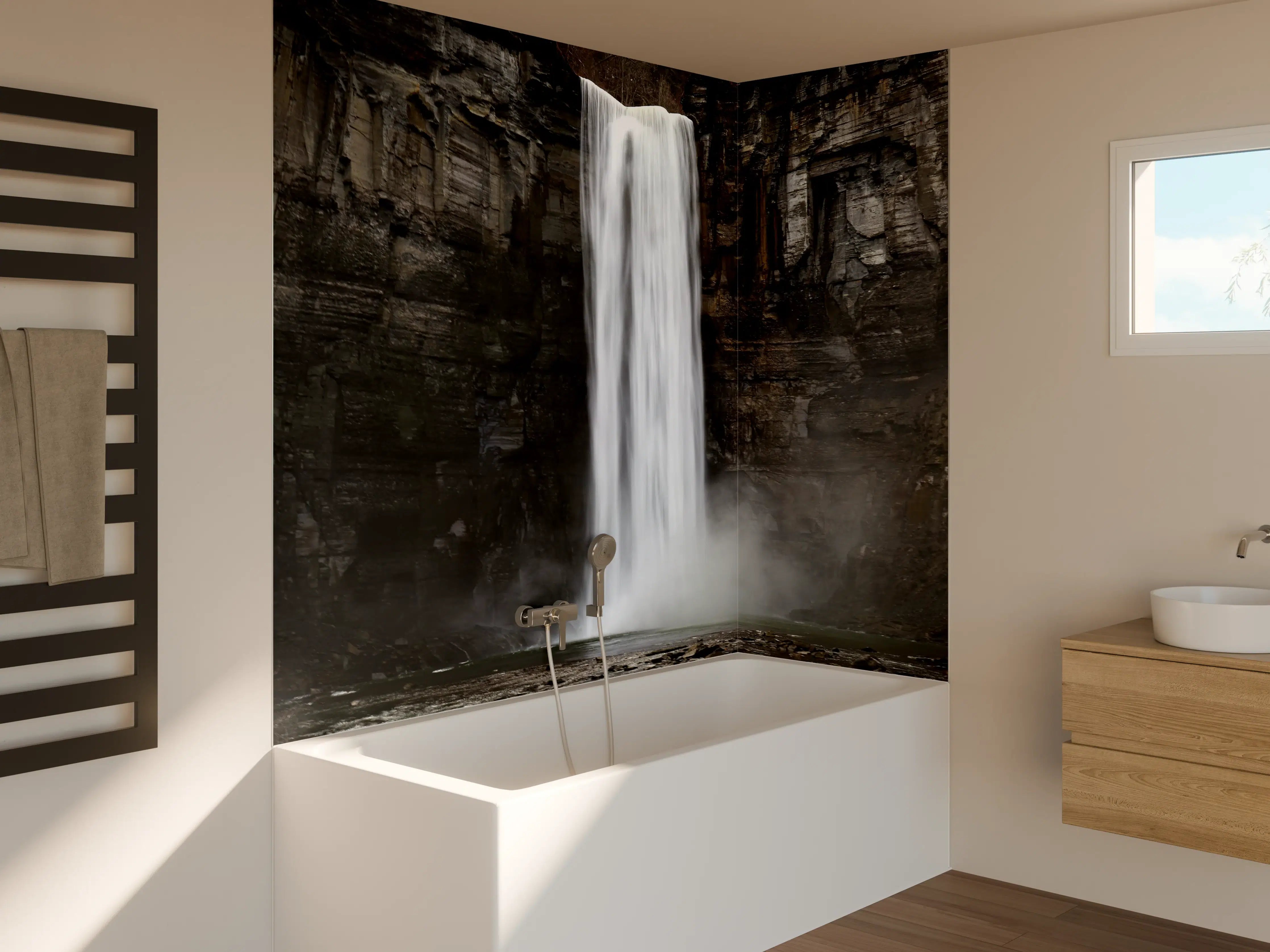 Badewannen-Rückwand - Taughannock Falls in New York