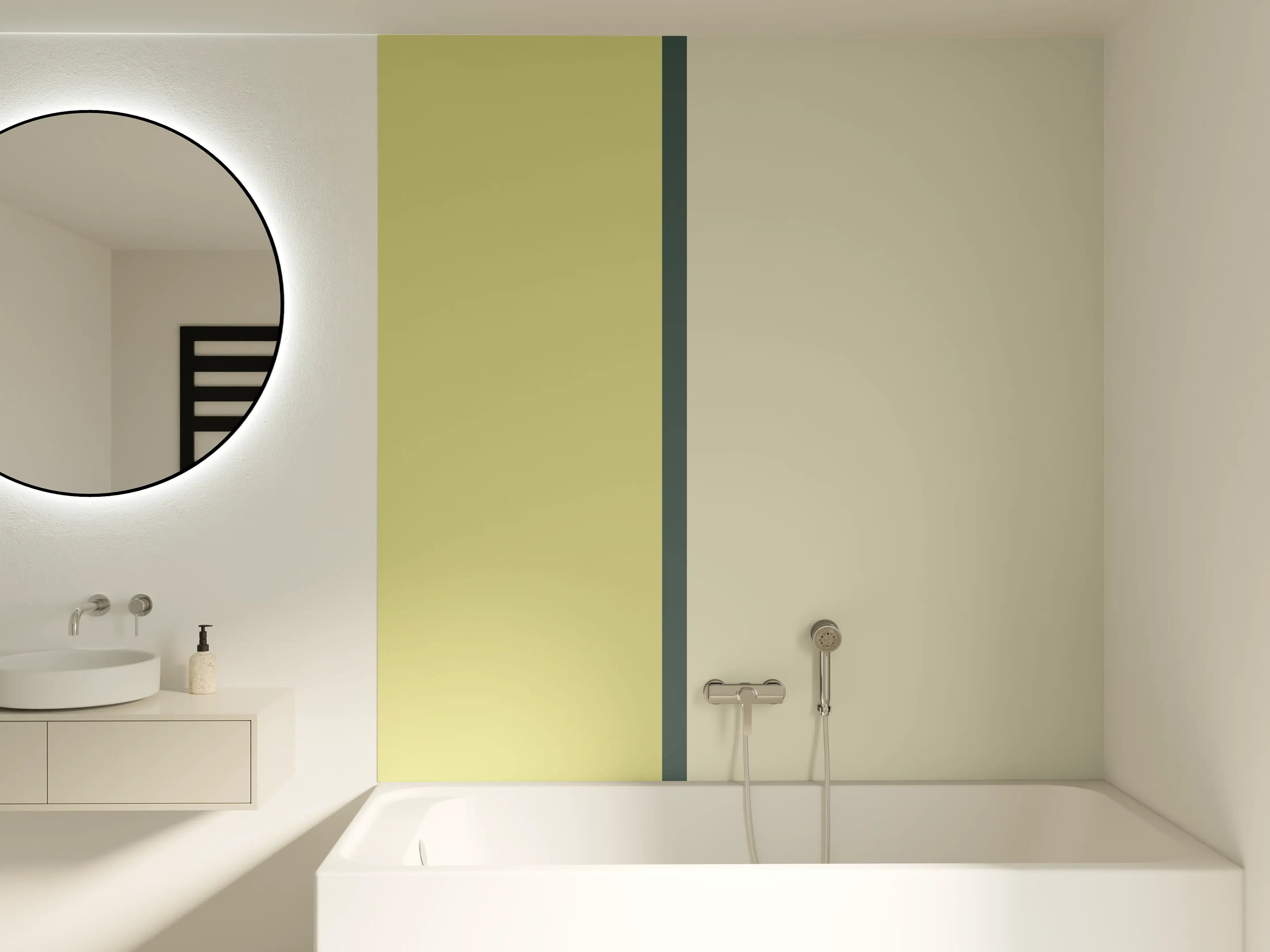 Badewannen-Rückwand - The Greens - Easy Vertical - Pistachio