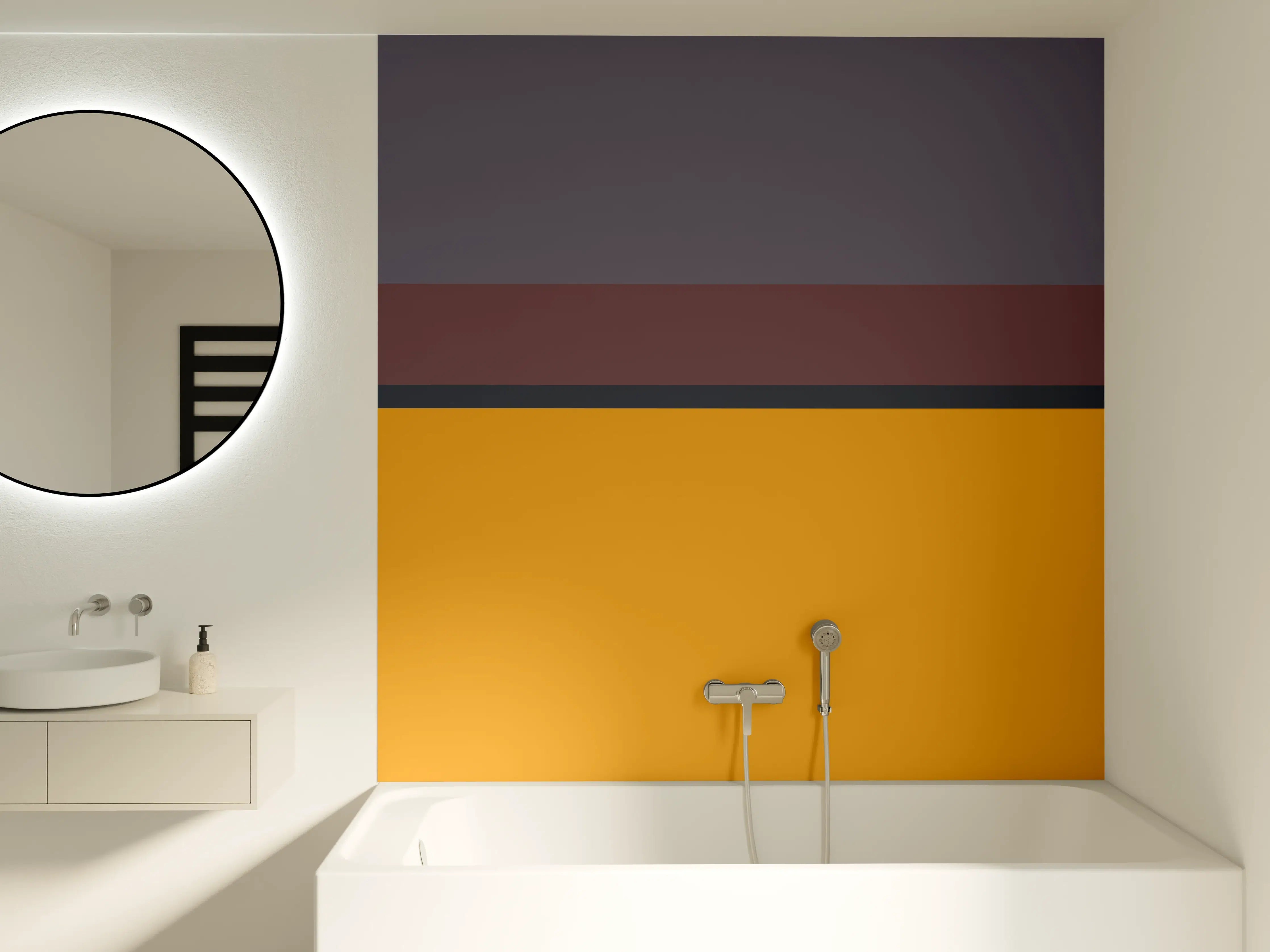 Badewannen-Rückwand - The Retros - Horizontal - Cersai