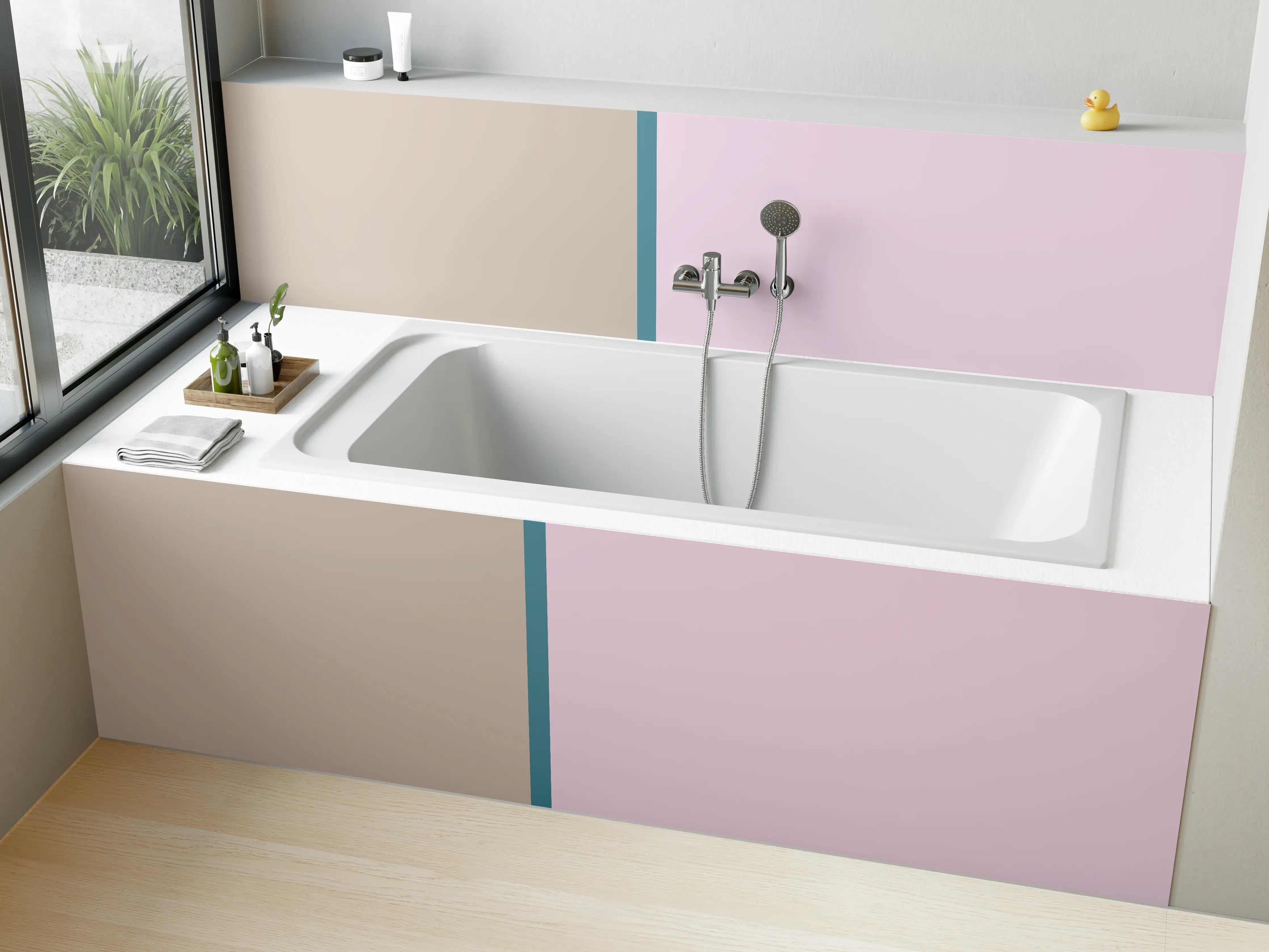 Badewannen-Rückwand - The Vintages - Easy Vertikal - Daphne
