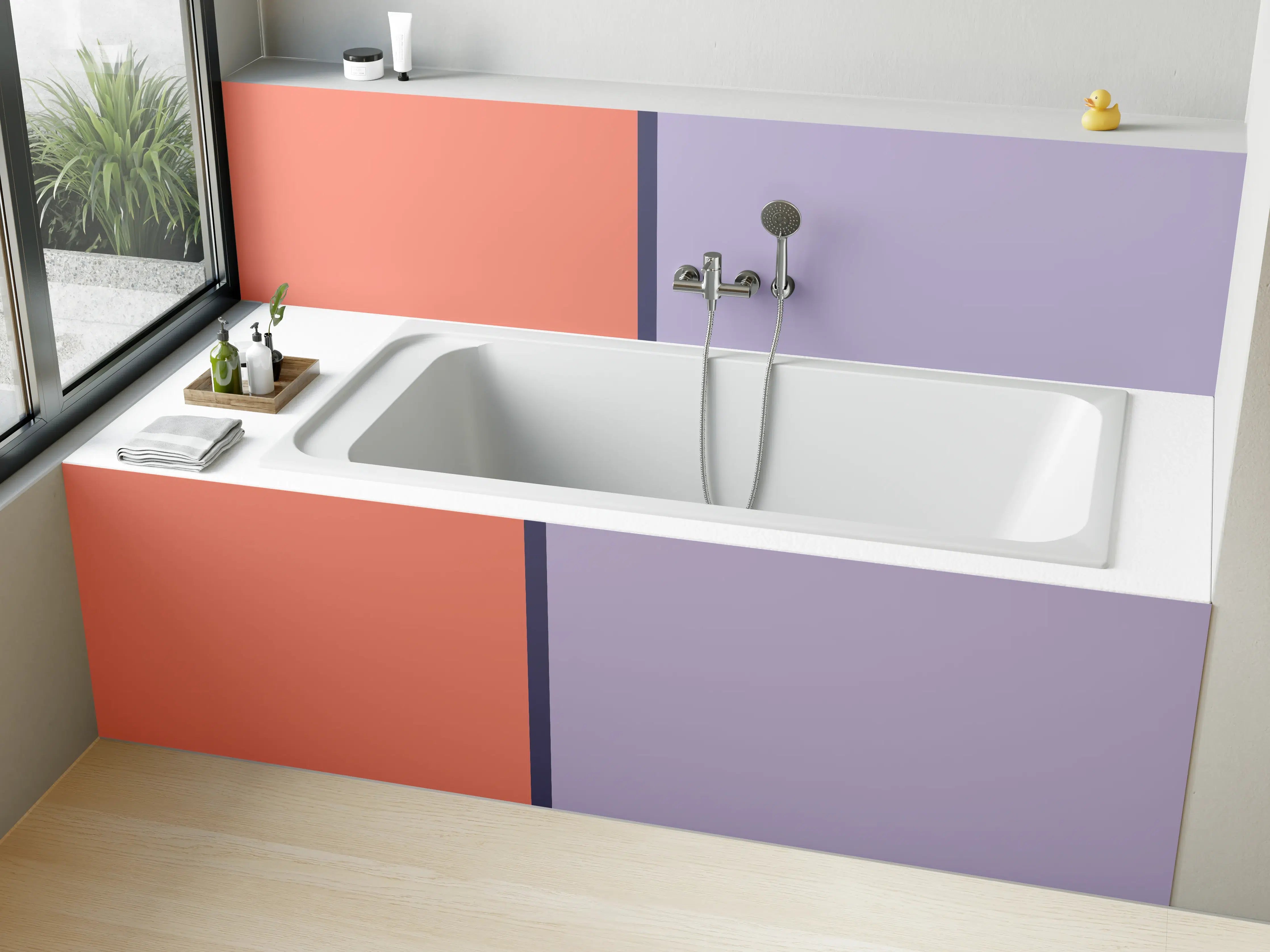Badewannen-Rückwand - The Vintages - Easy Vertikal - Penelope