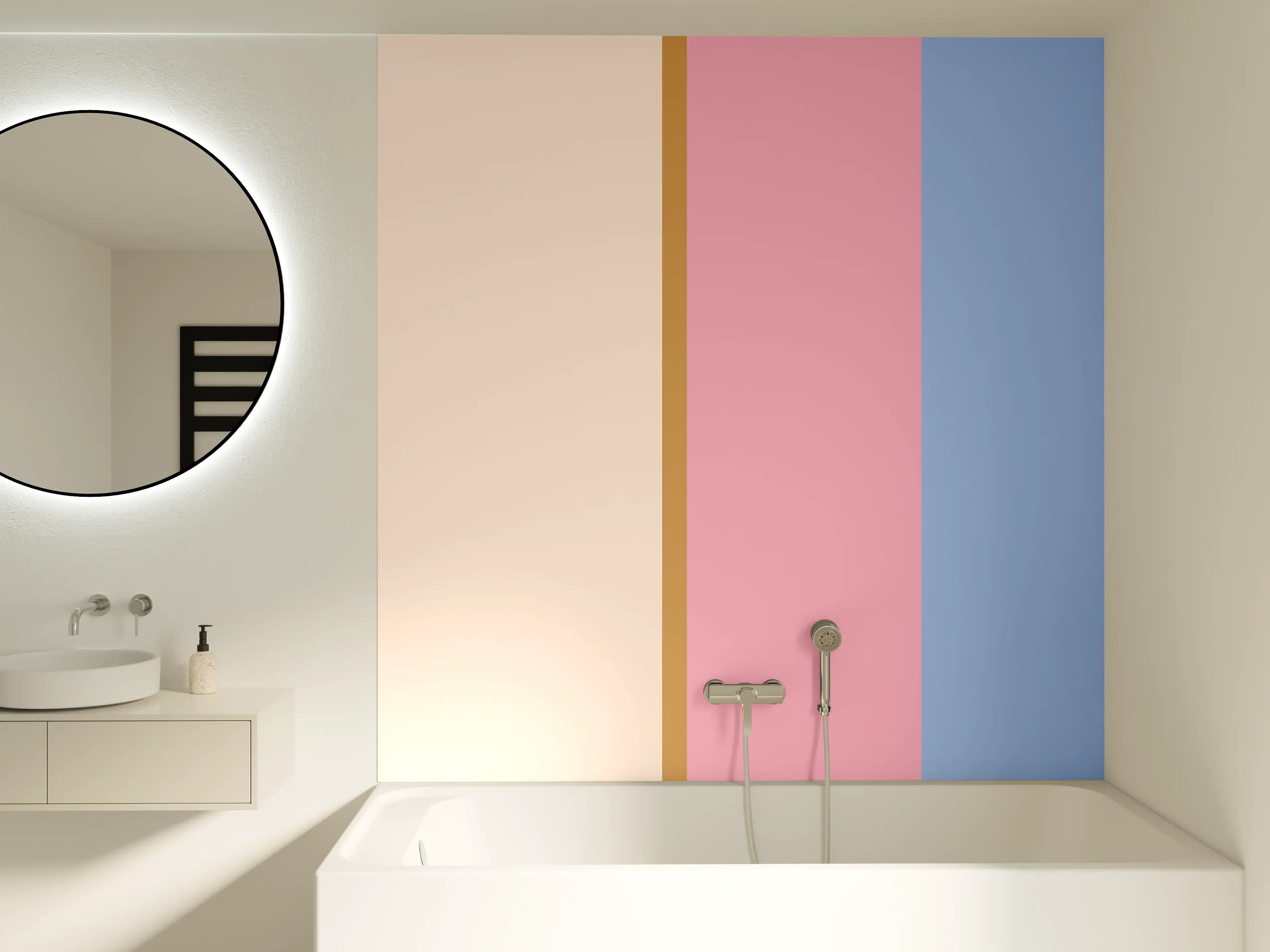 Badewannen-Rückwand - The Vintages - Vertikal - Eloise