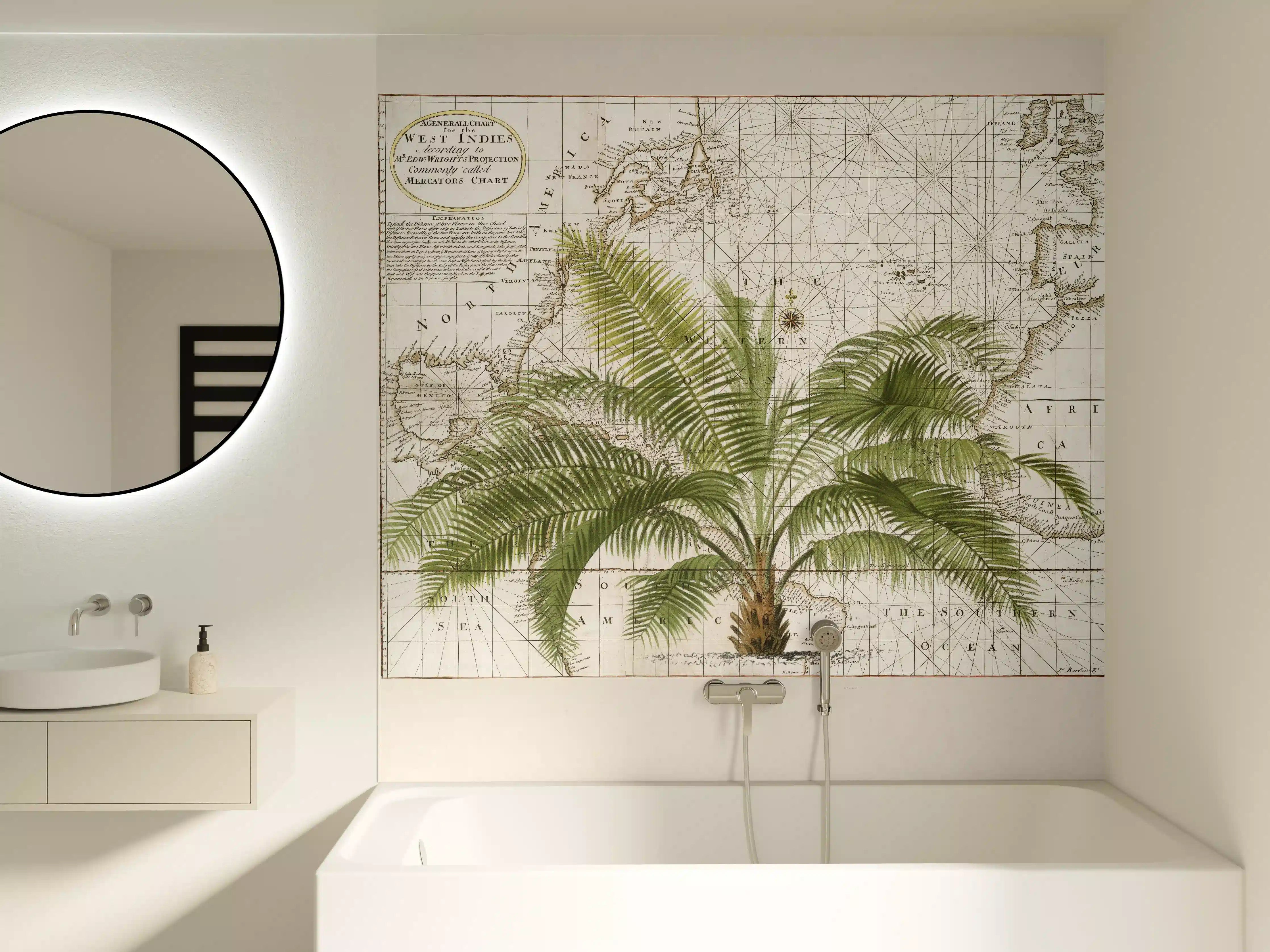 Badewannen-Rückwand - Tropical Empire No1