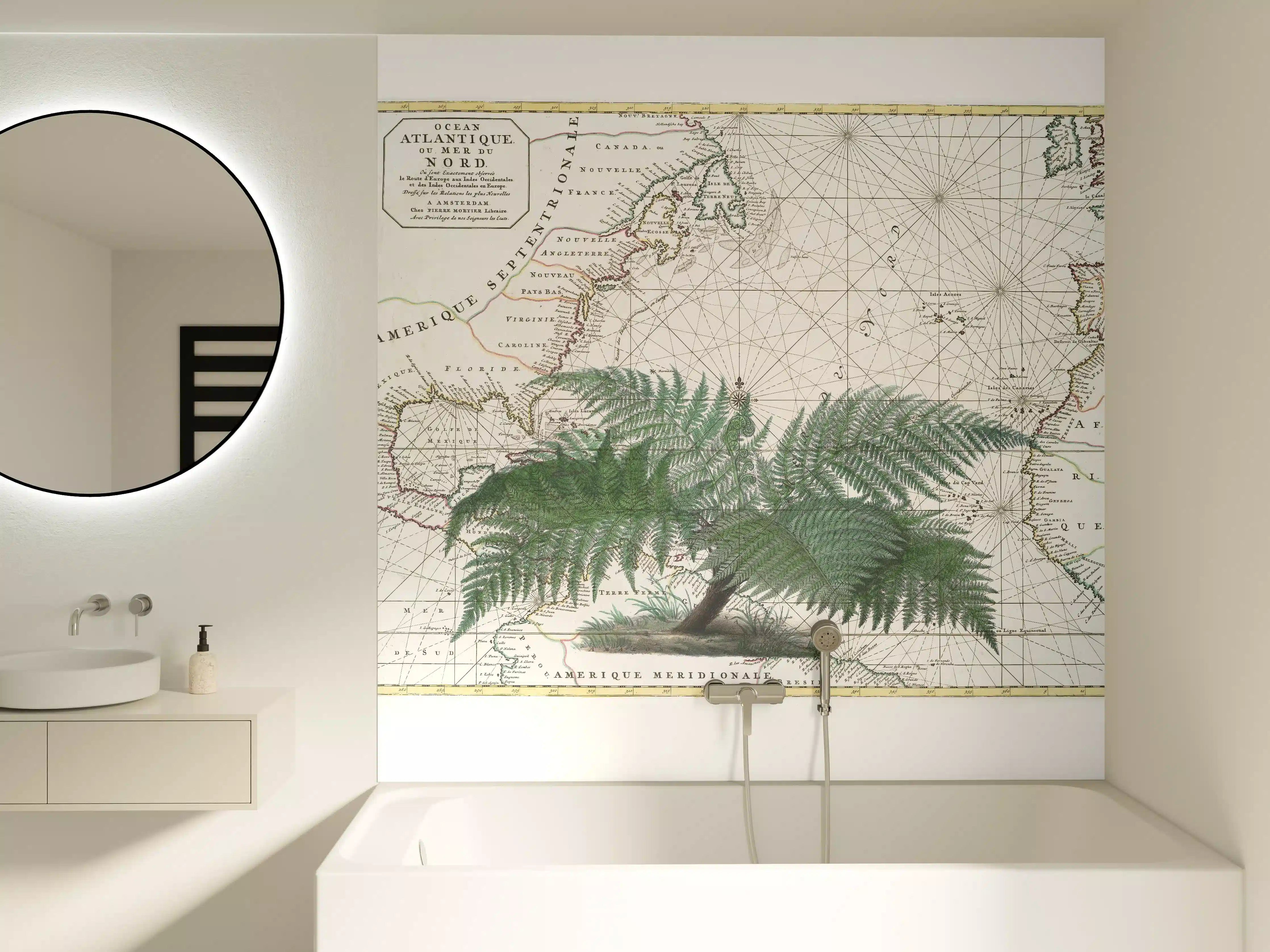 Badewannen-Rückwand - Tropical Empire No4