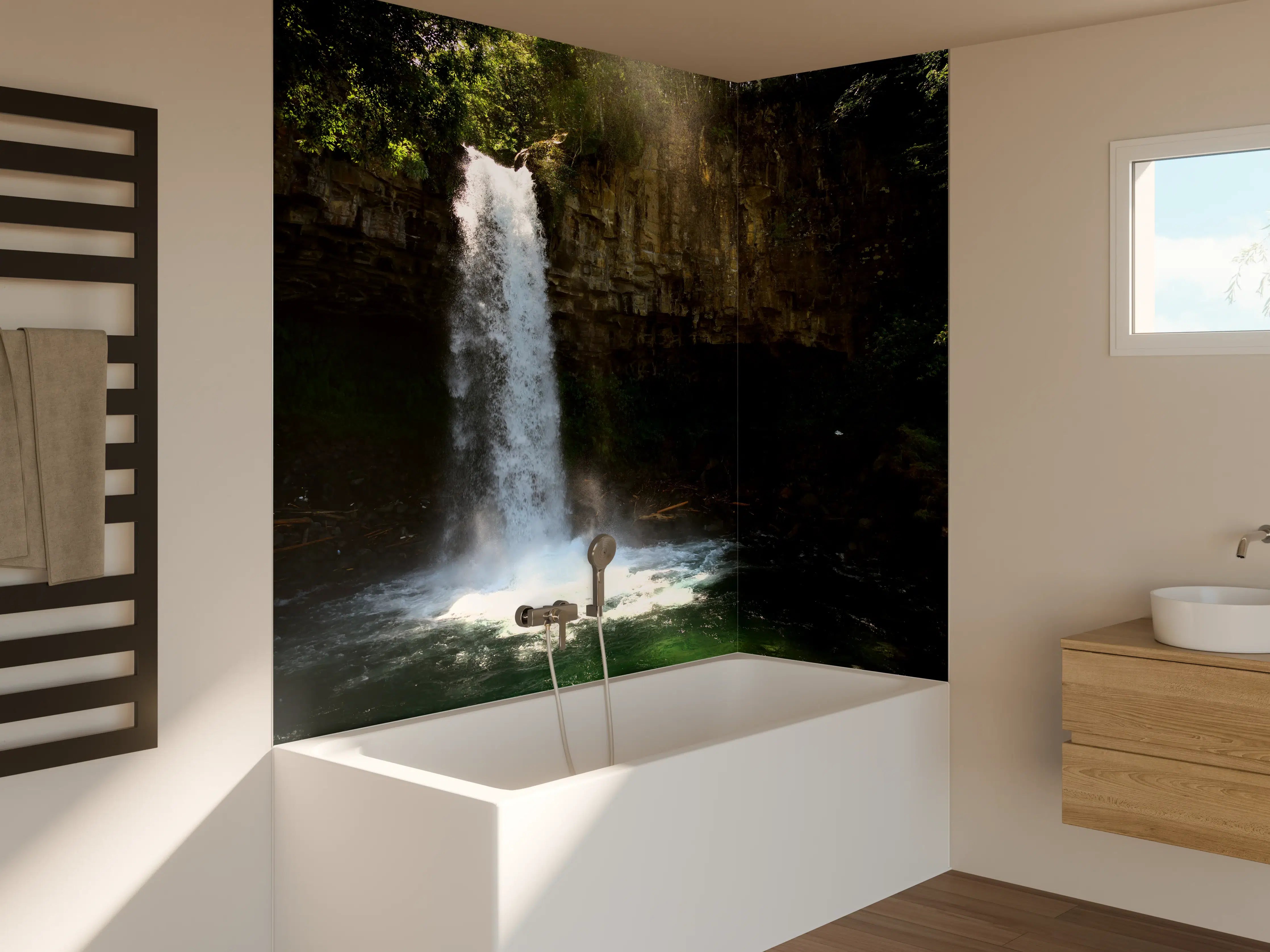 Badewannen-Rückwand - Wancheng - Wasserfall