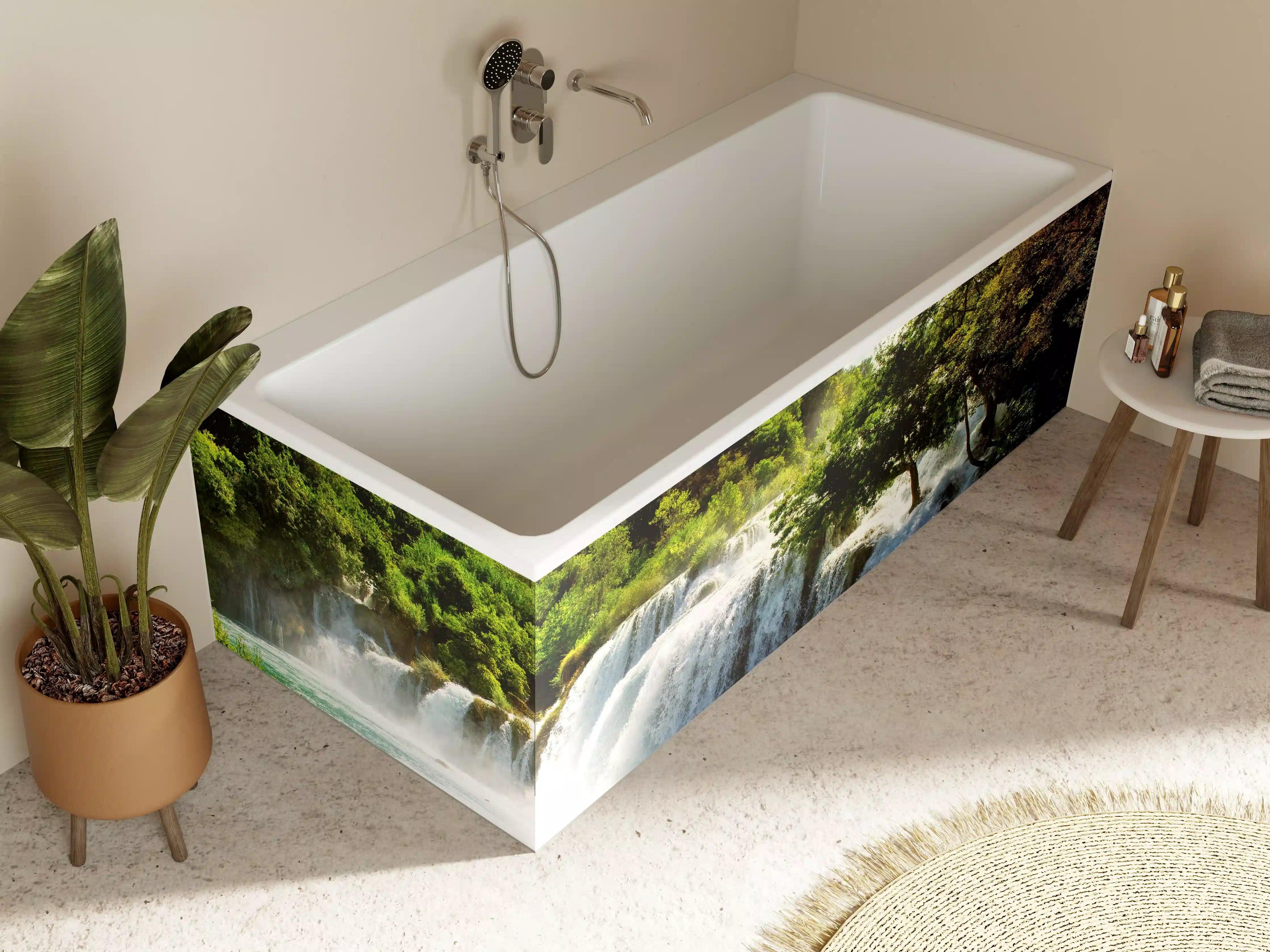 Badewannen-Rückwand - Wasserfälle in Krka