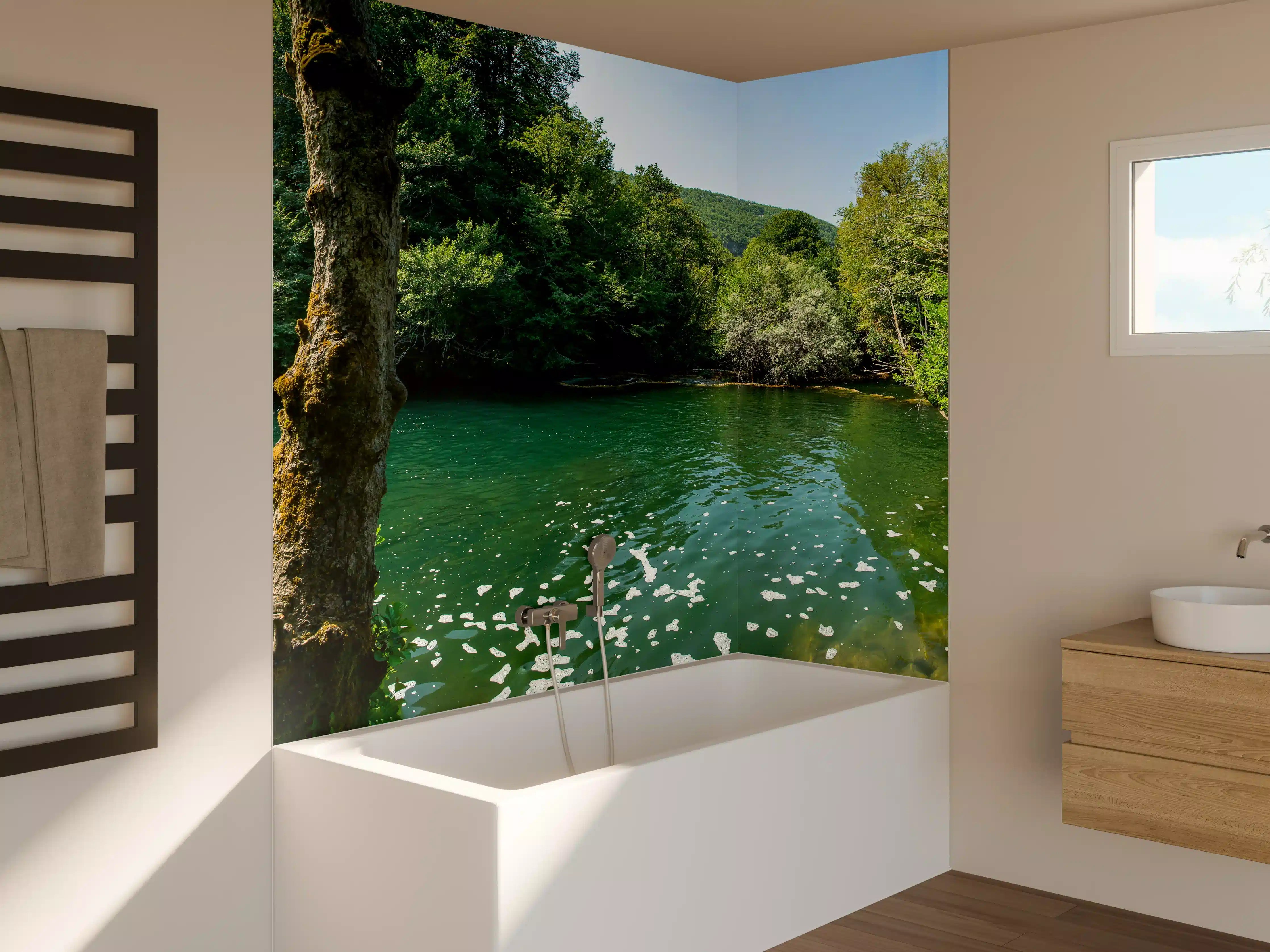 Badewannen-Rückwand - Wasserfall von Martin Brod - Bosnien