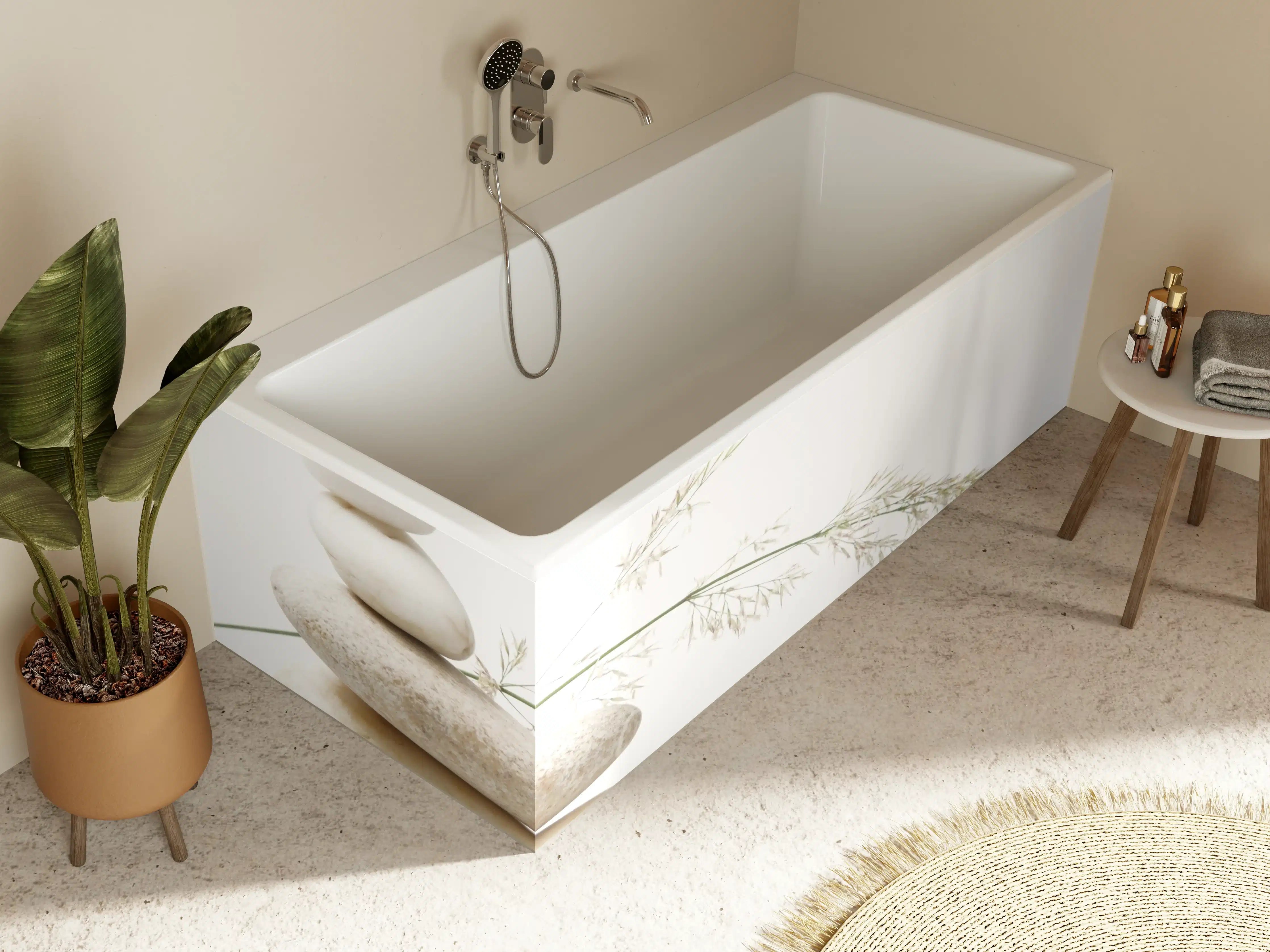 Badewannen-Rückwand - Wellness-Stillleben