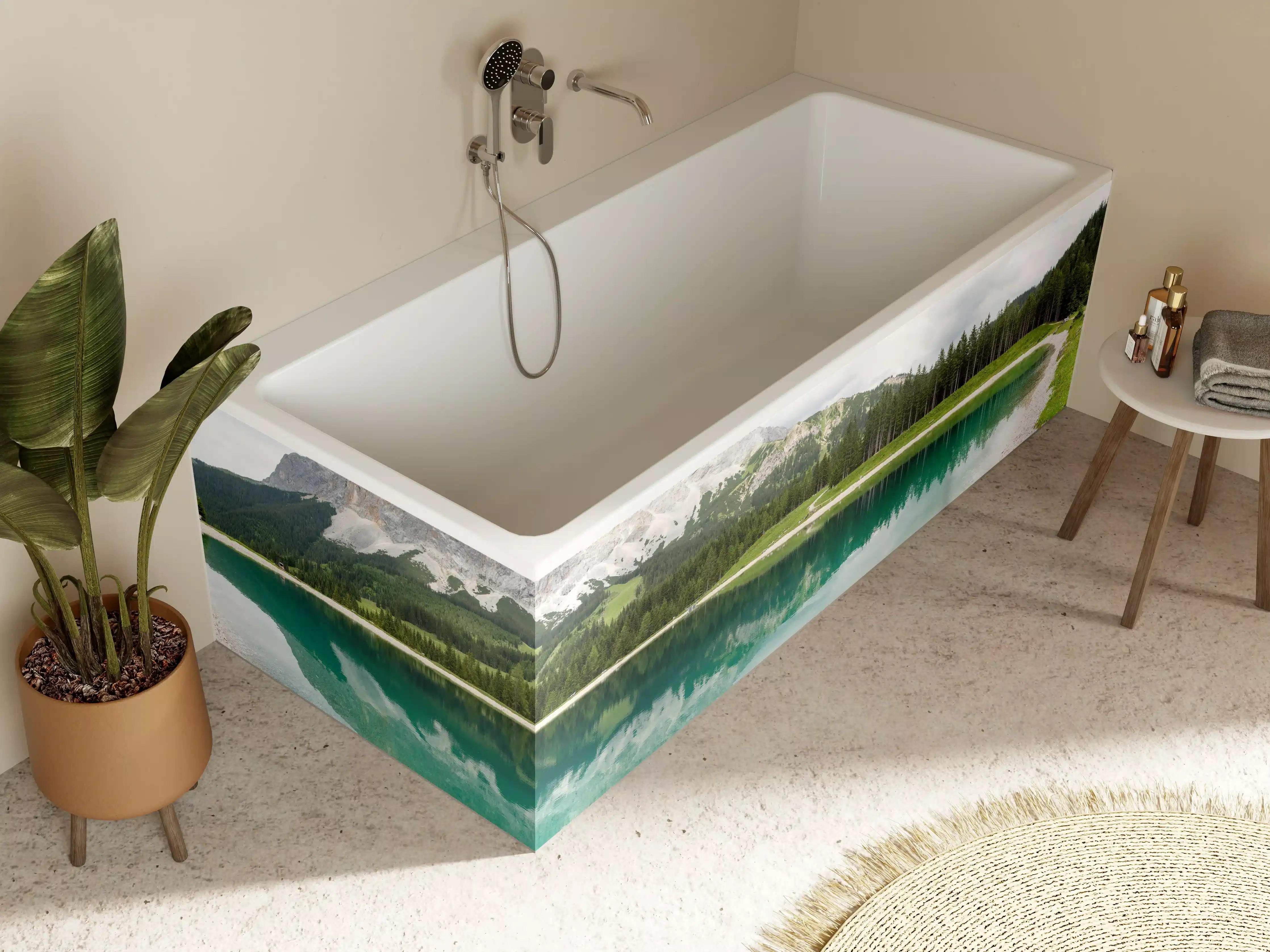 Badewannen-Rückwand - Zugspitzarena bei Ehrwald