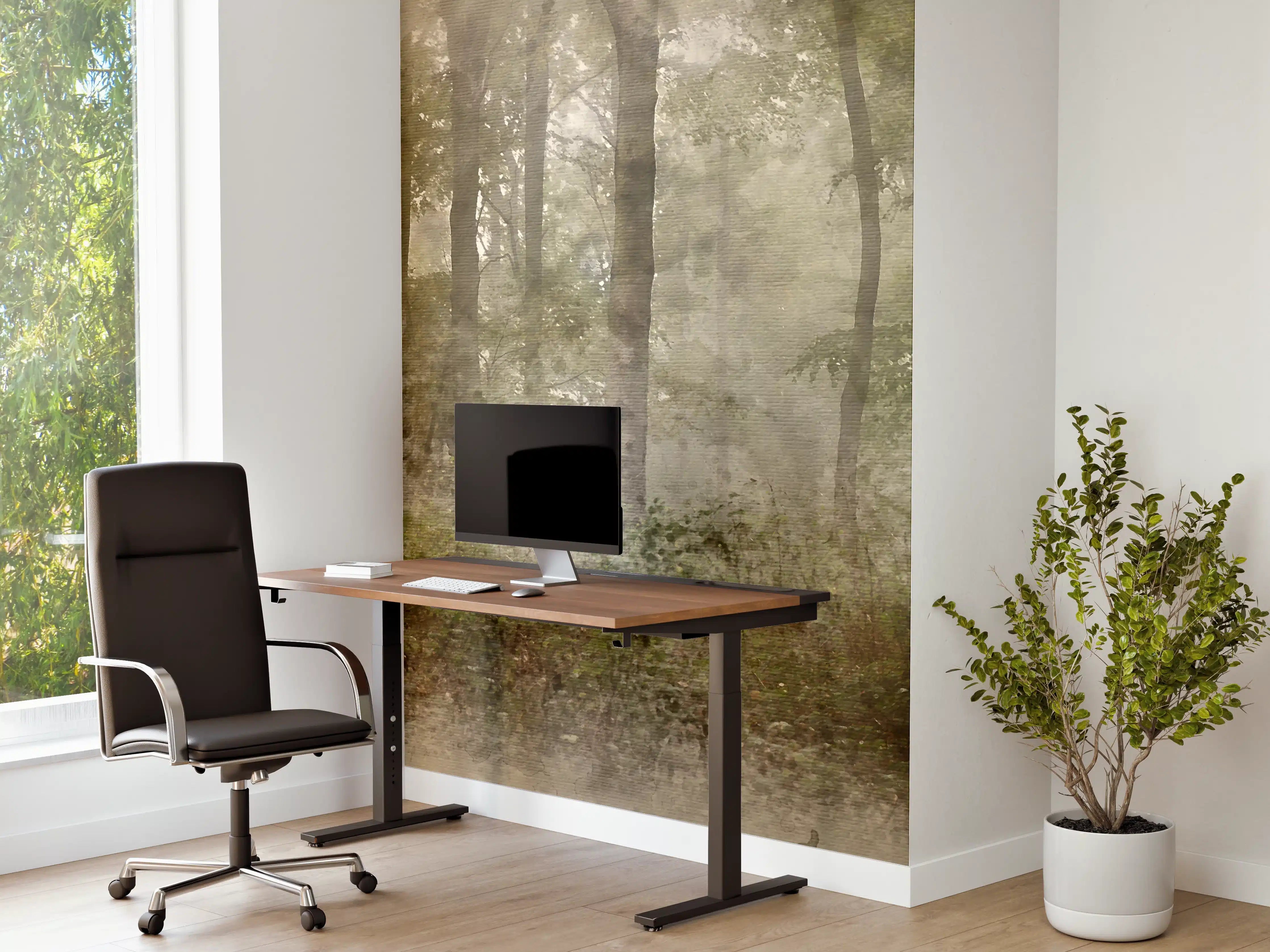Büro Wandgestaltung - Digitale Aquarellmalerei - von Wendo
