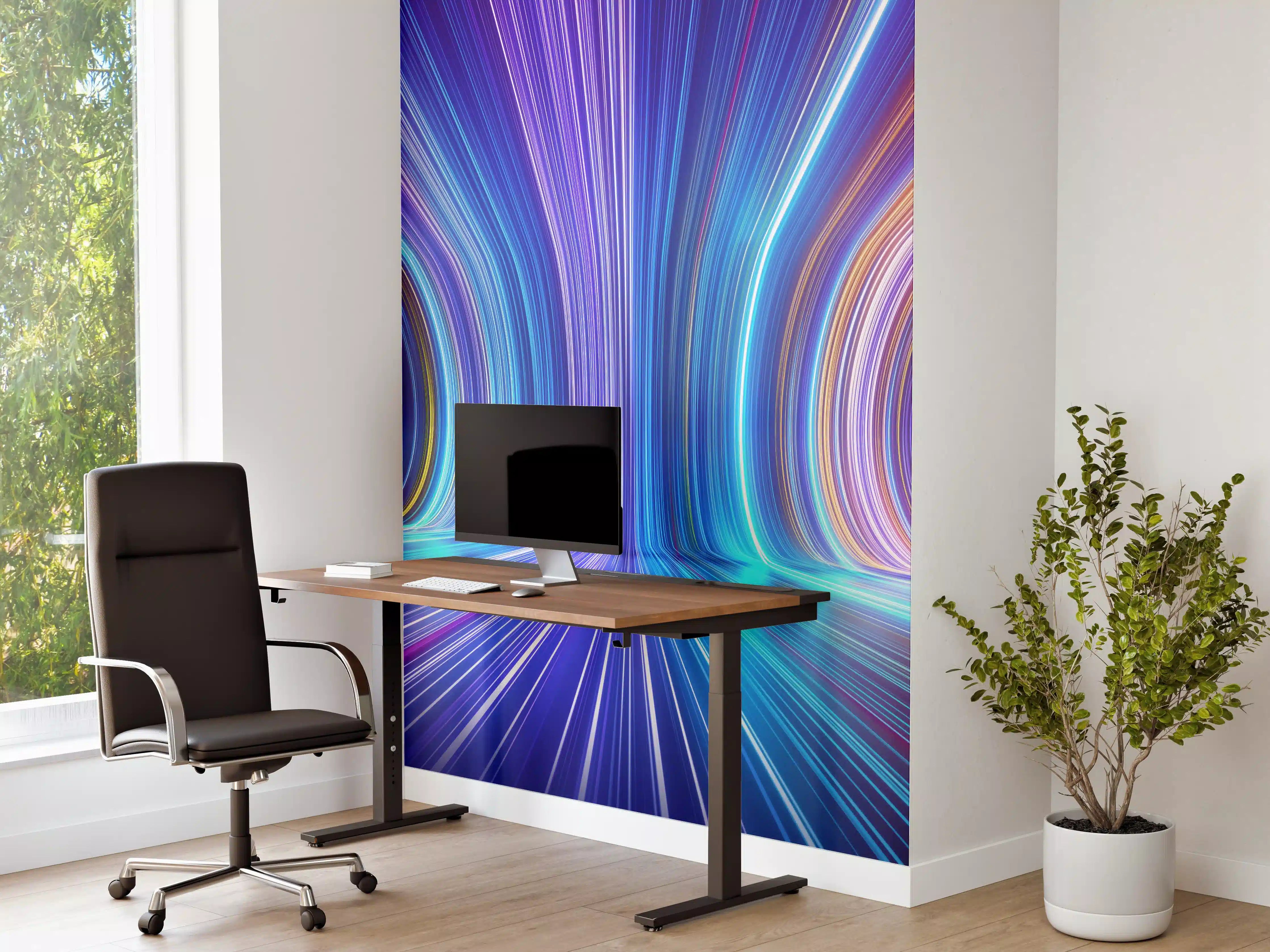Büro Wandgestaltung - 3D Rendering - Zukunft