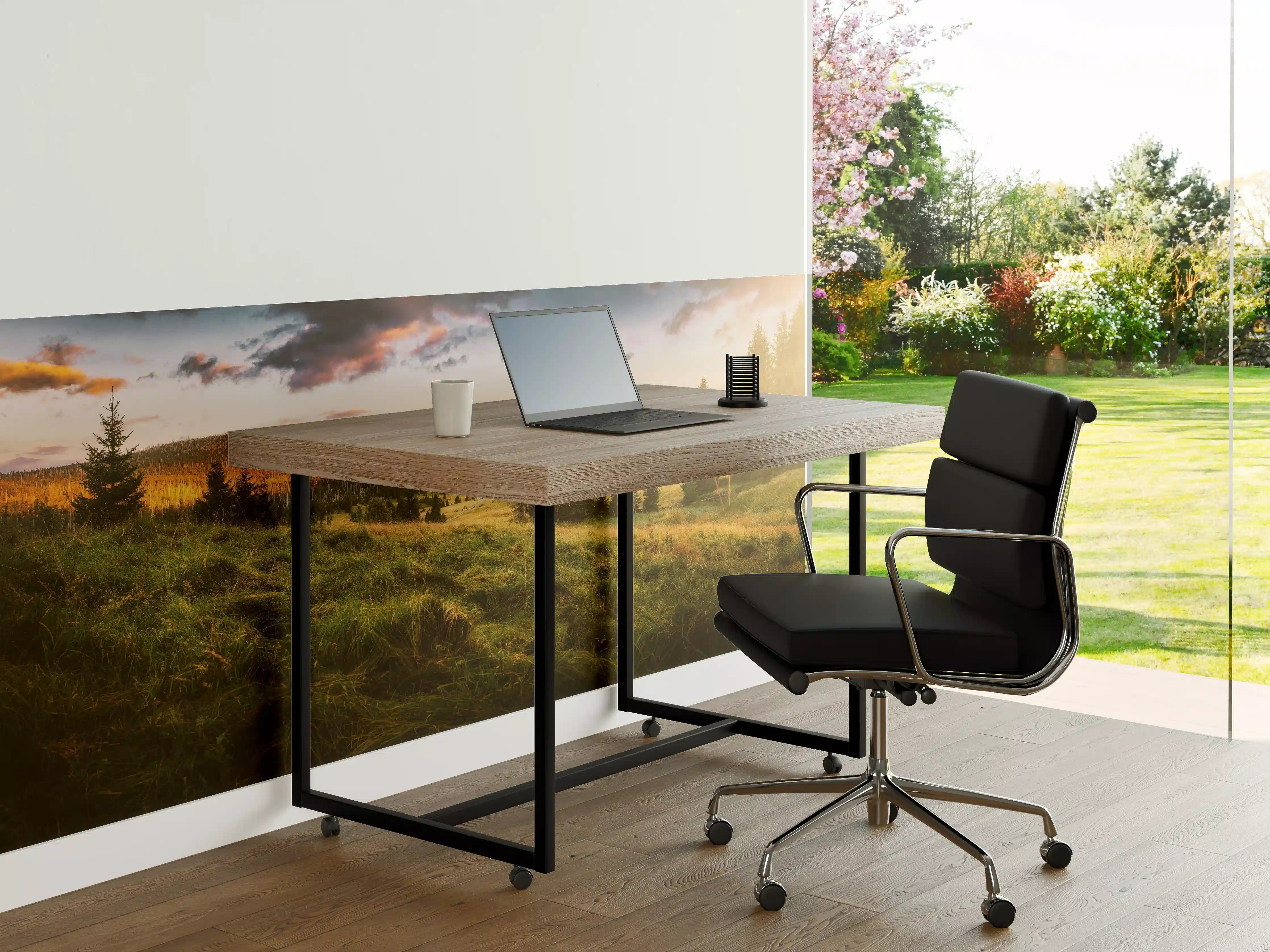Büro Wandgestaltung - Abendlicher Berg Luzný - Tschechien