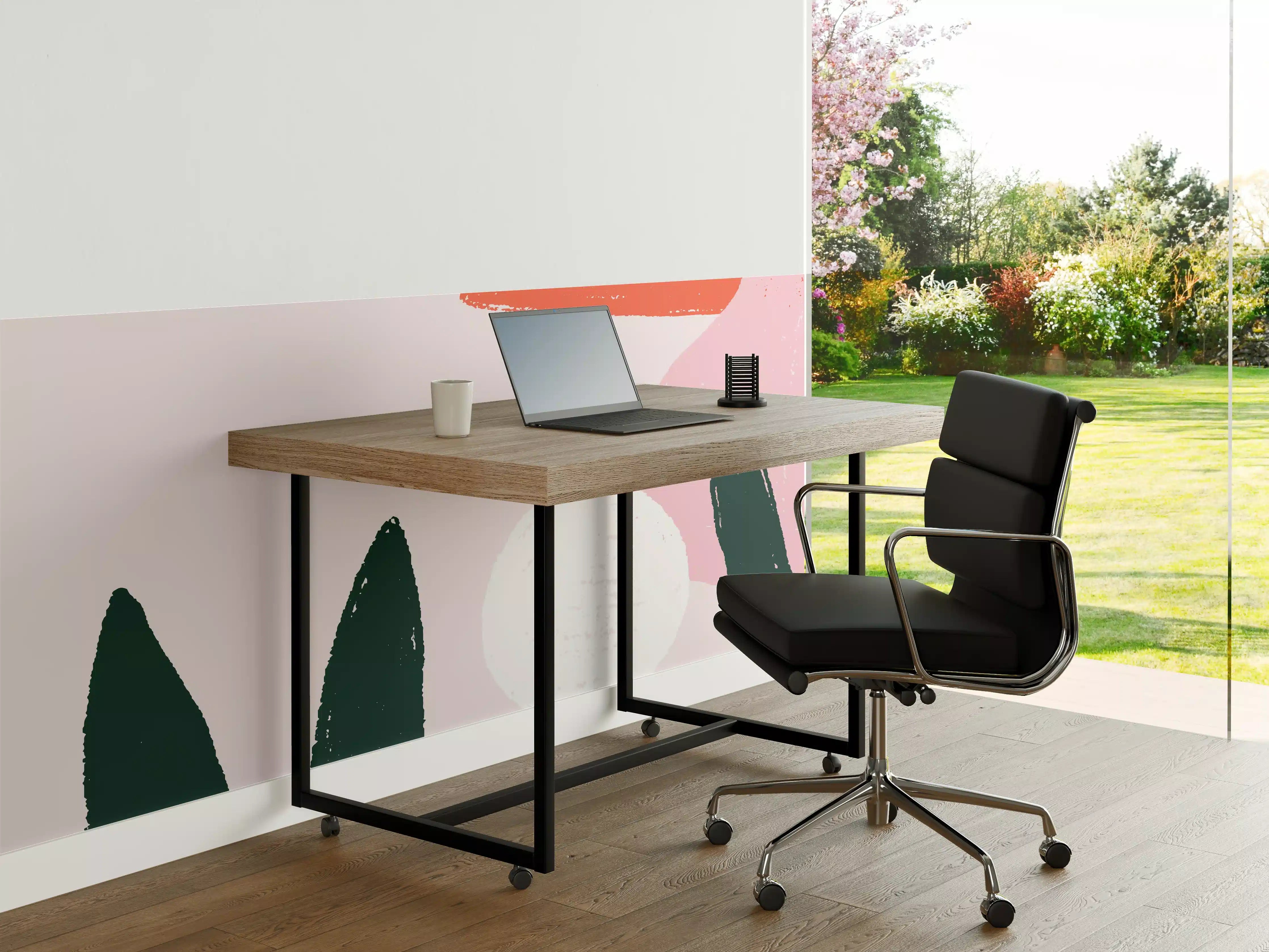 Büro Wandgestaltung - Abstrakte Farbformen Kunstwerk