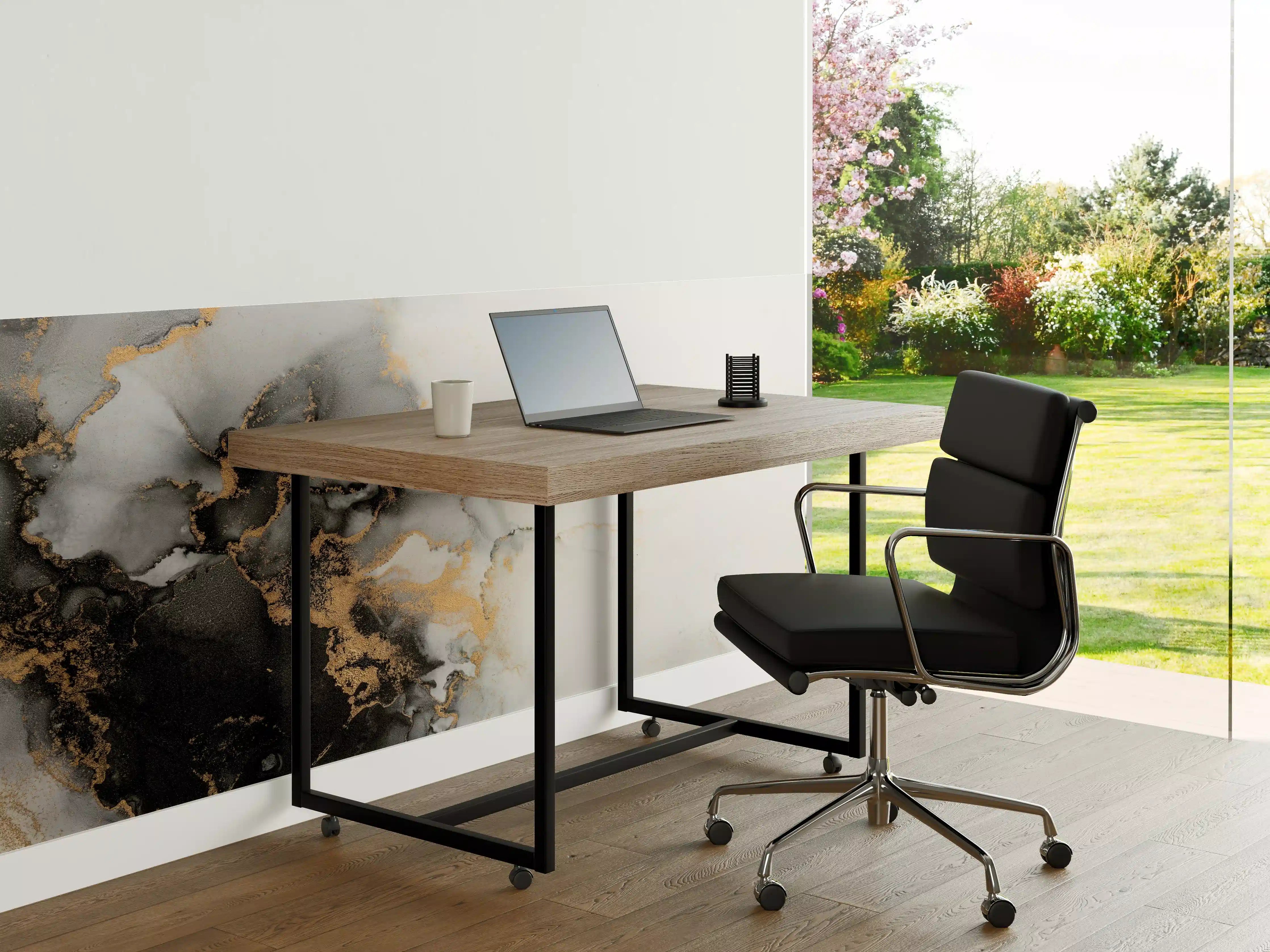 Büro Wandgestaltung - Abstrakte Flüssigkunst - Marmor