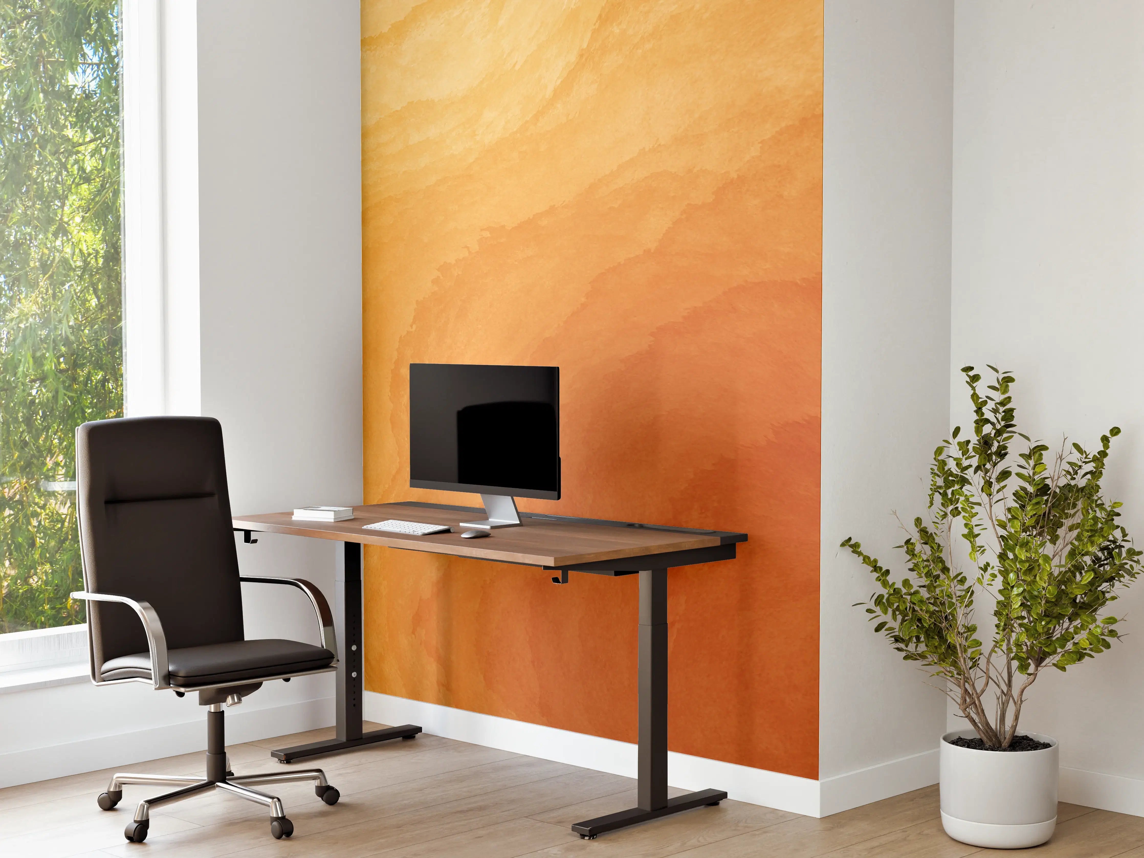 Büro Wandgestaltung - Abstrakte Kunst - Aquarell