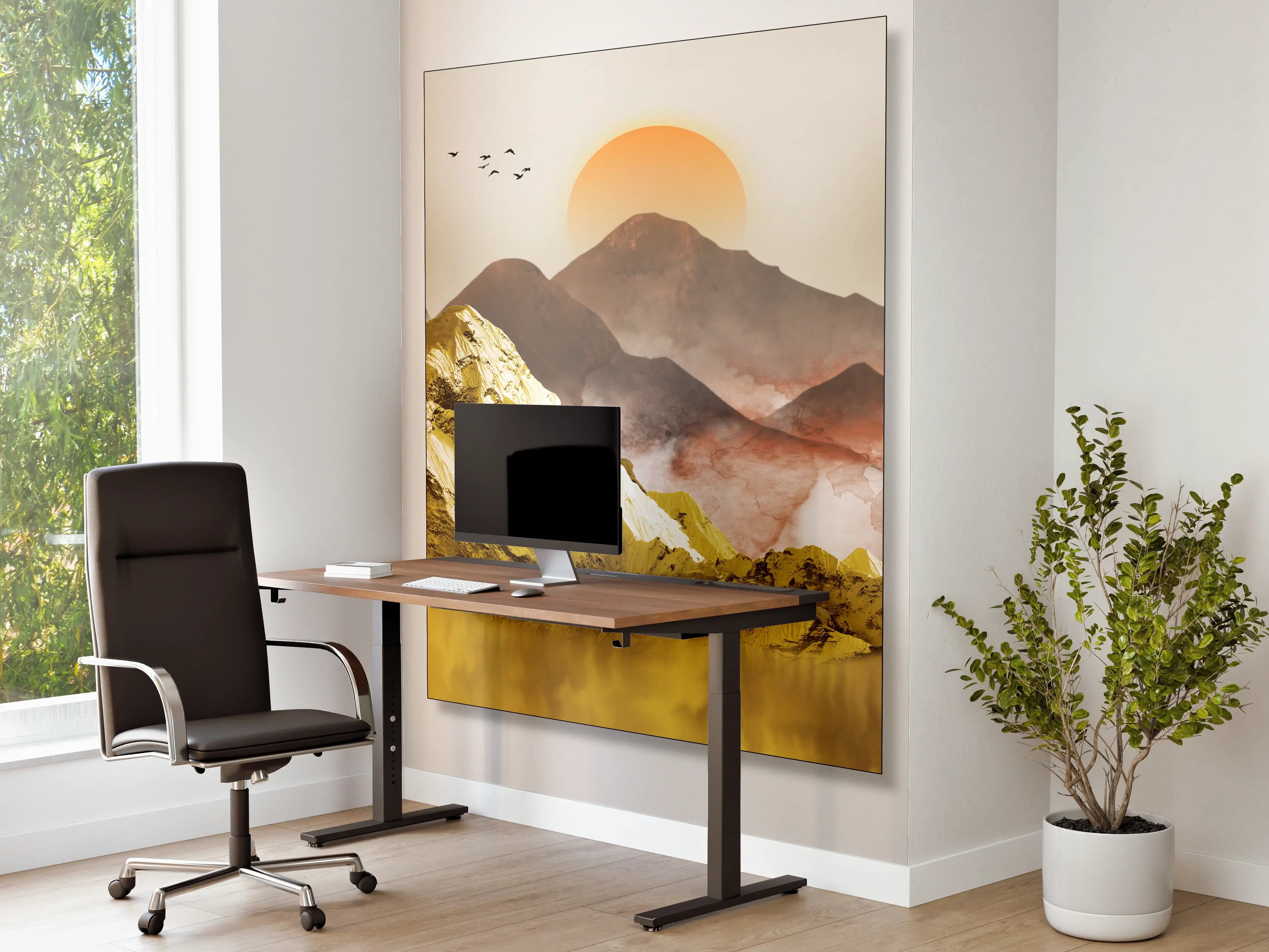 Büro Wandgestaltung - Abstrakte Landschaftsfotos - Tapete
