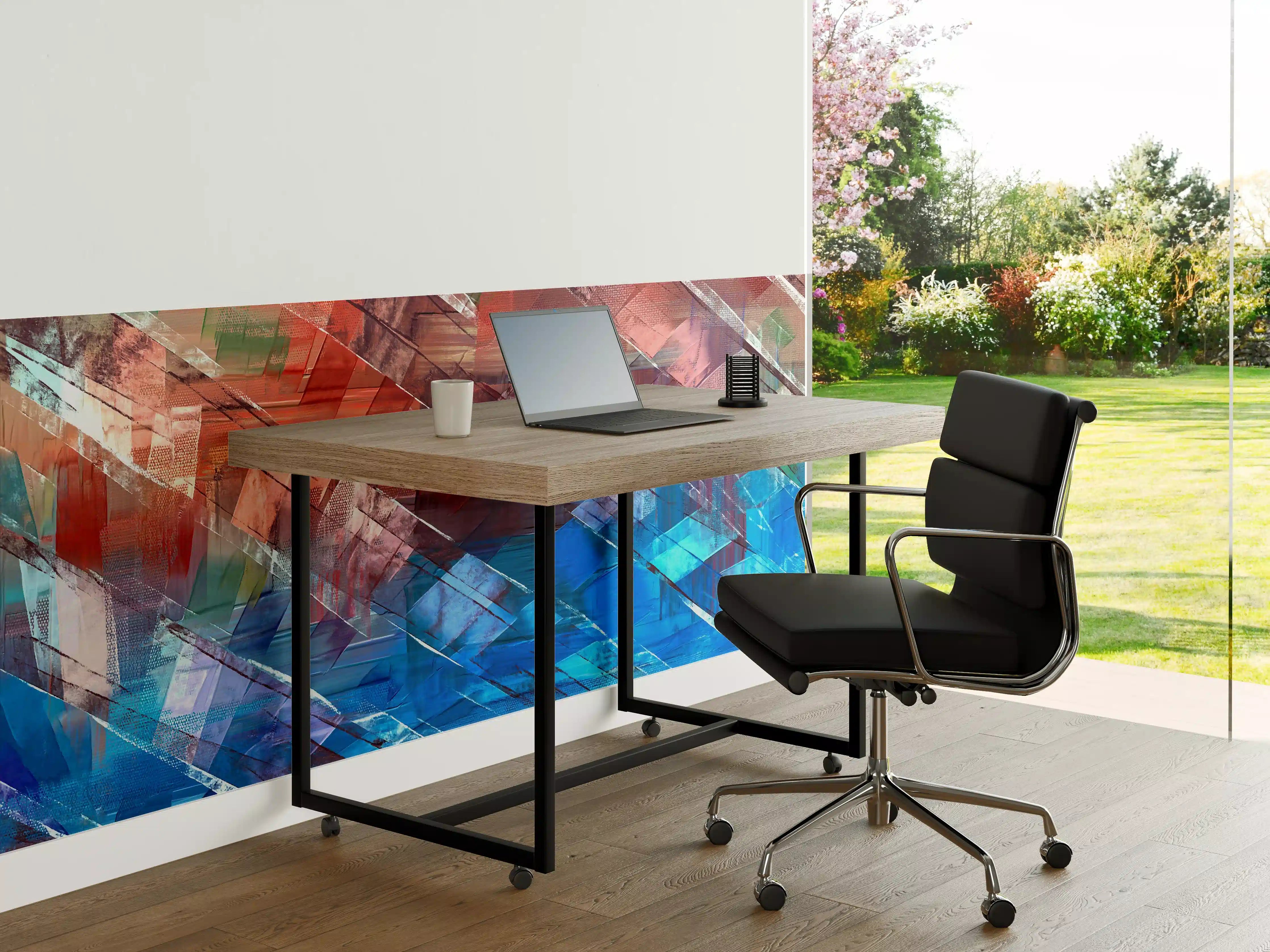 Büro Wandgestaltung - Abstrakte Ölmalerei auf Leinwand