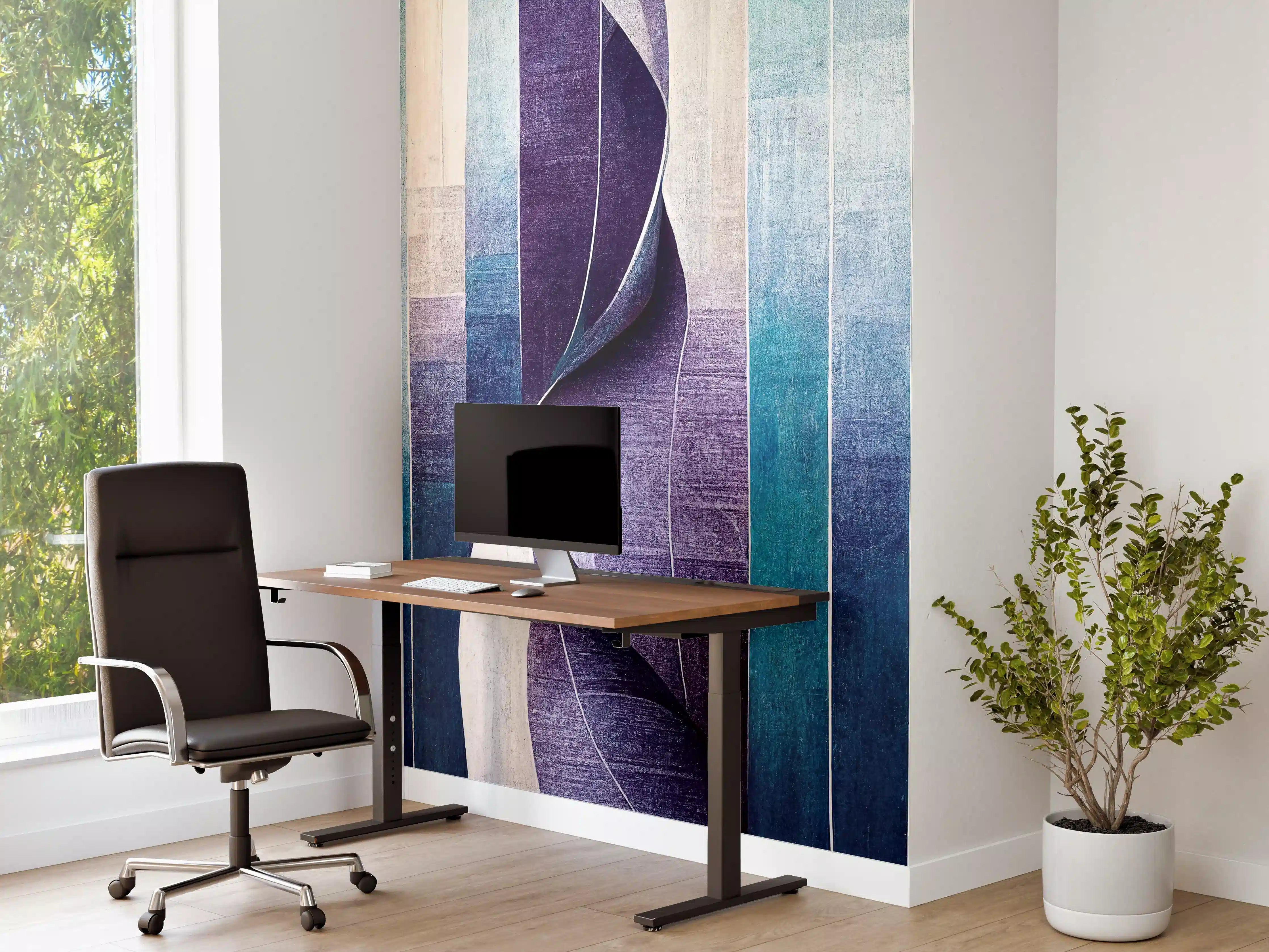 Büro Wandgestaltung - Abstrakte Organische Linien Wallpaper