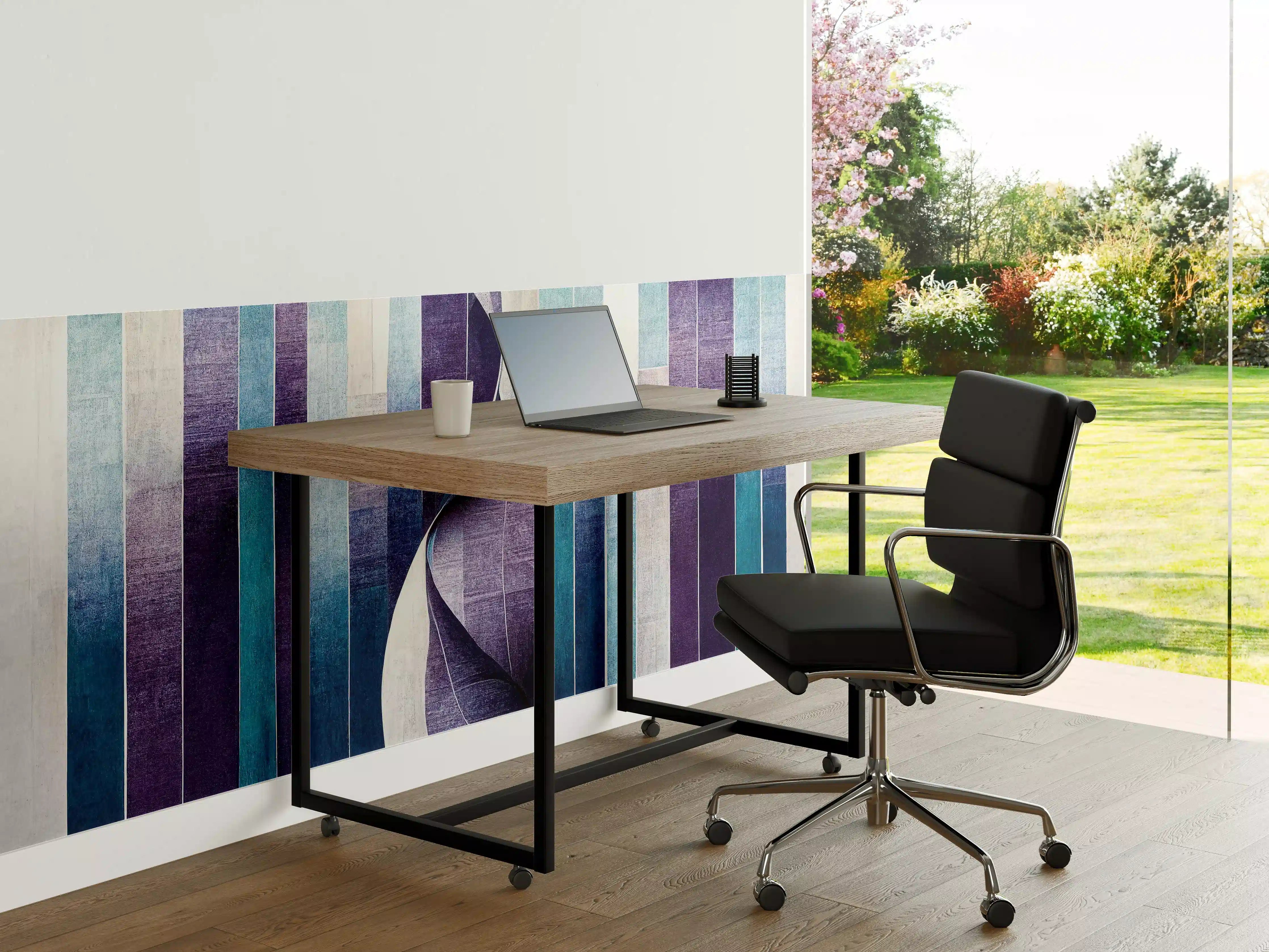 Büro Wandgestaltung - Abstrakte Organische Linien Wallpaper