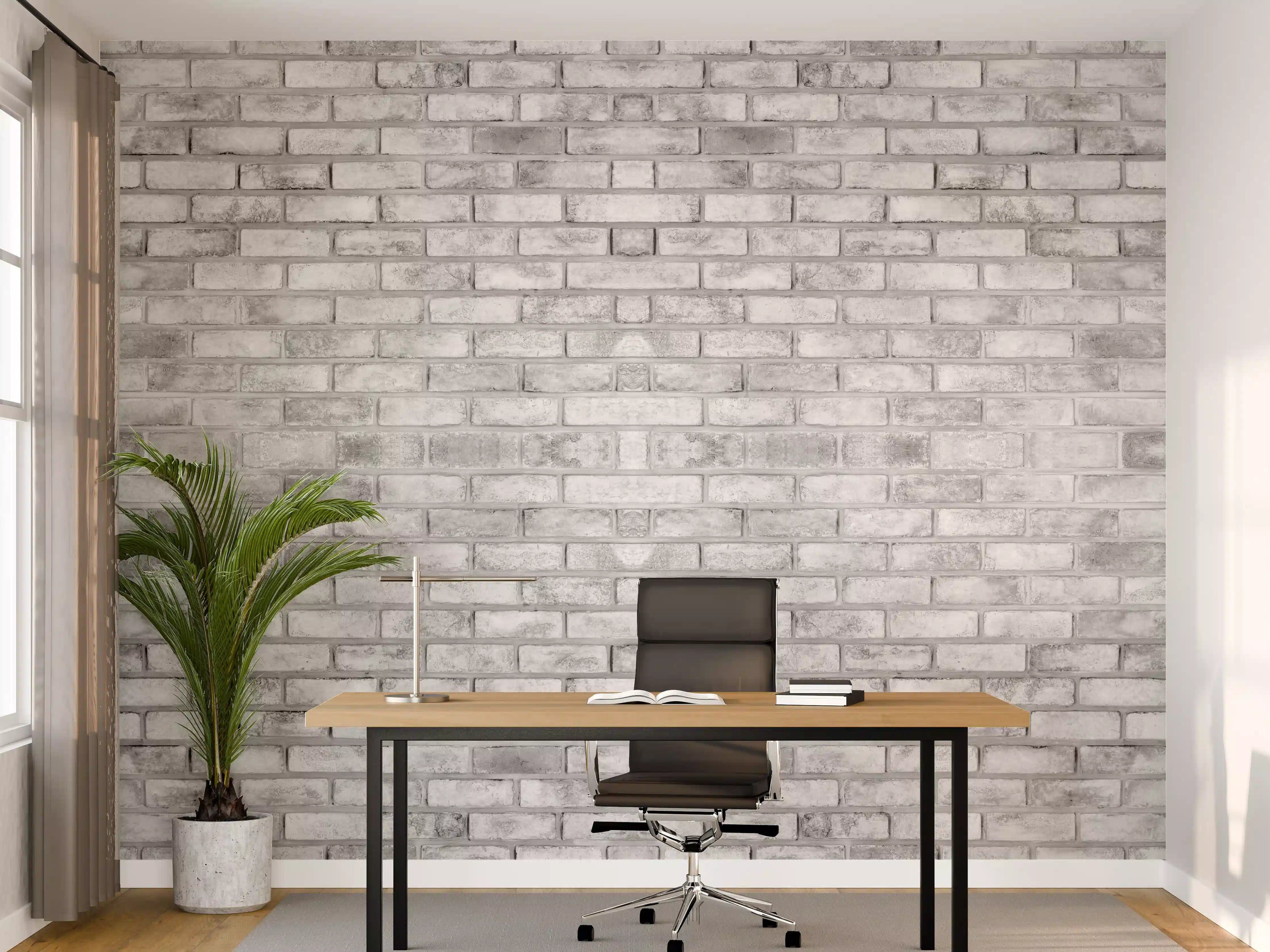 Büro Wandgestaltung - Abstrakte Steinwand