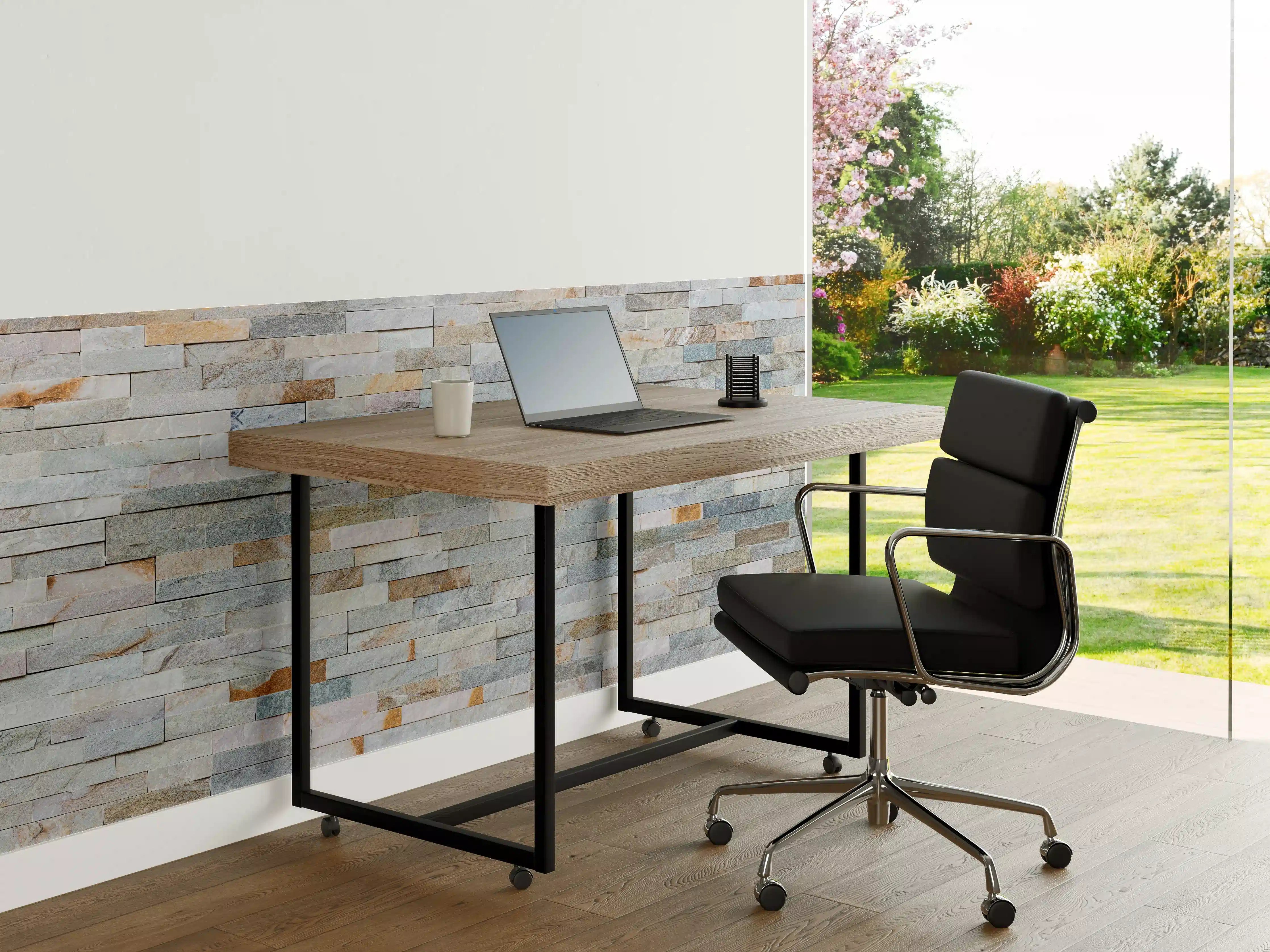 Büro Wandgestaltung - Abstrakte Steinwandmuster