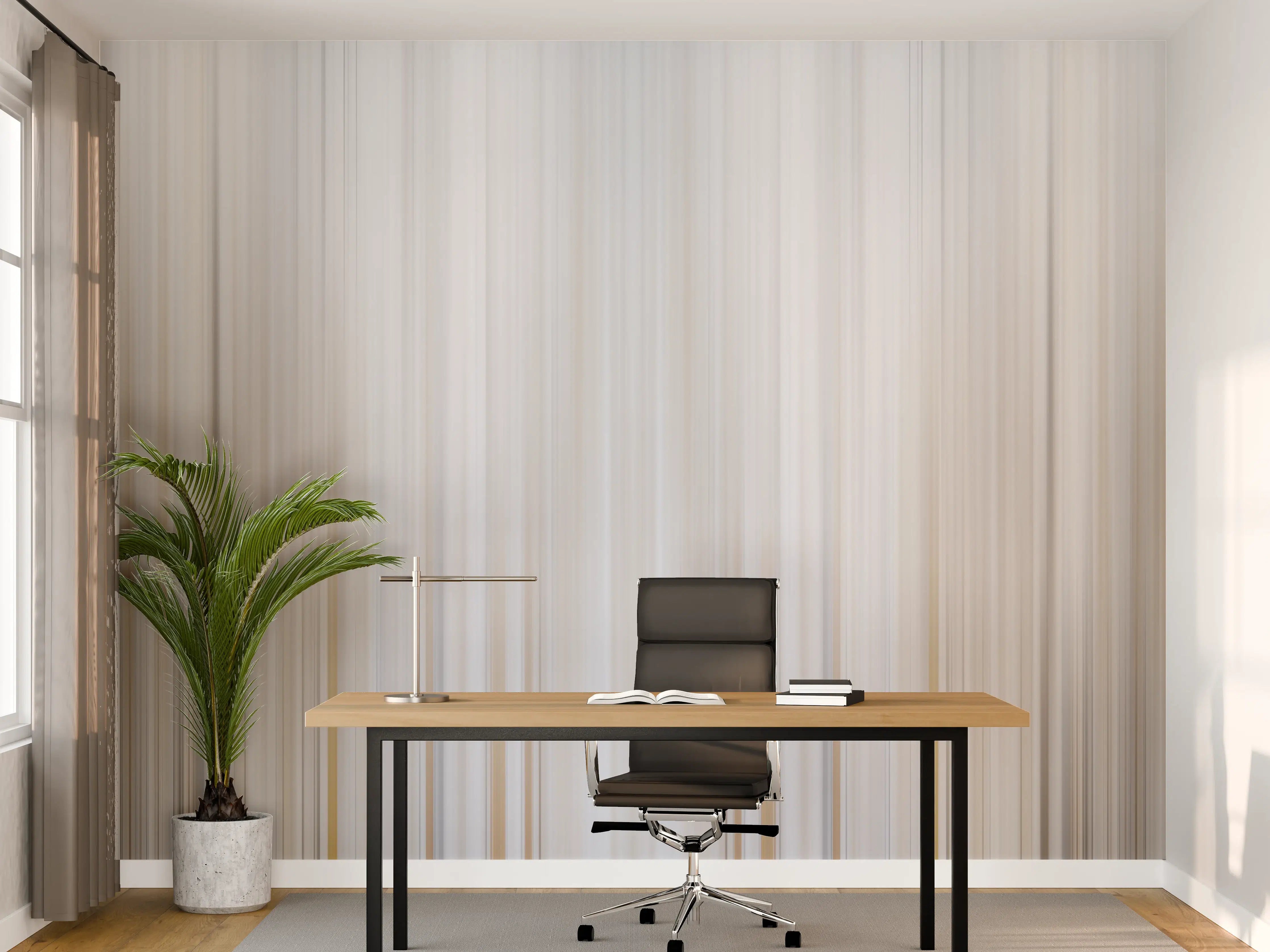 Büro Wandgestaltung - Abstrakte Vertikale Linien
