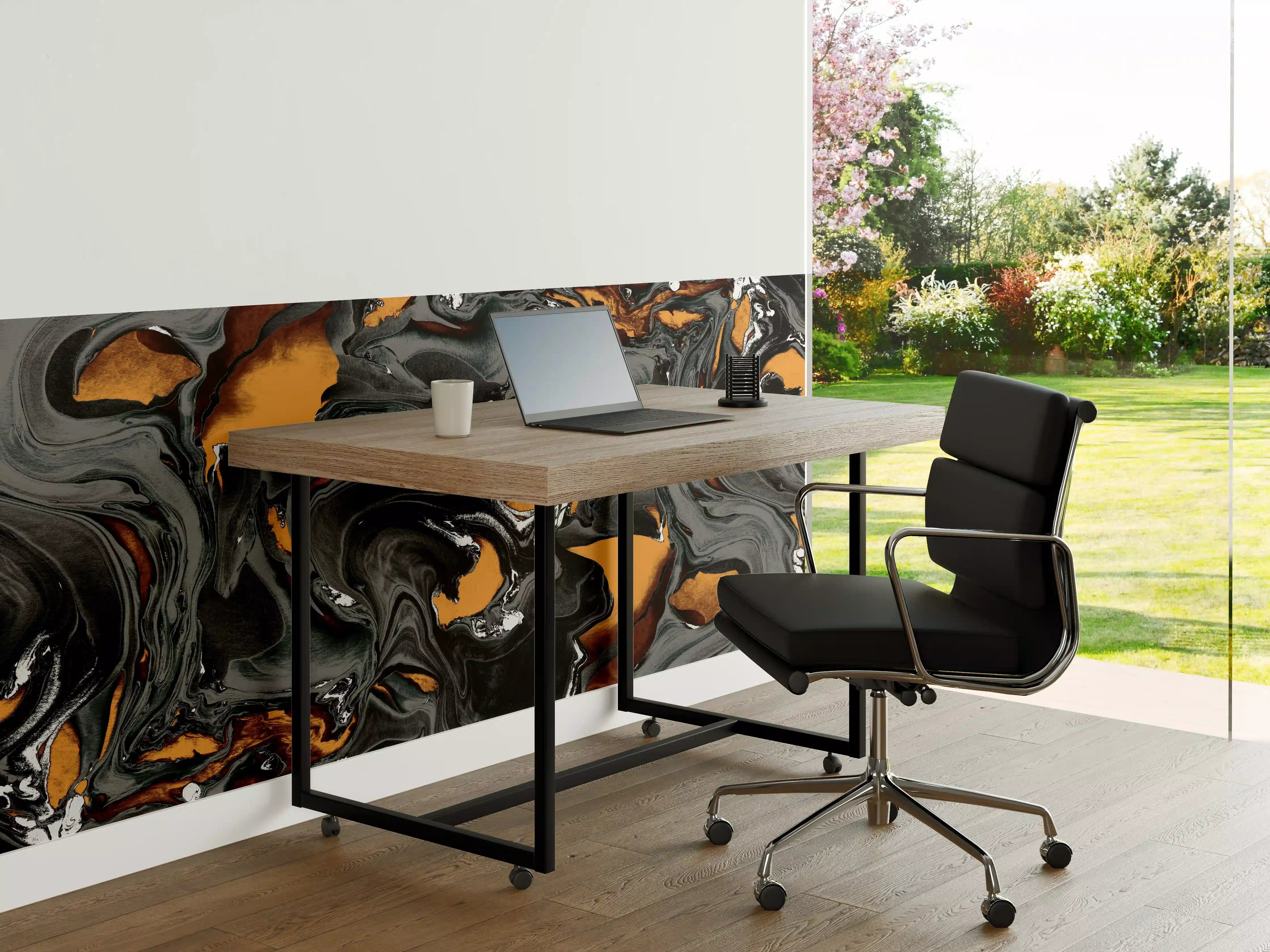 Büro Wandgestaltung - Abstrakter Kunsthintergrund
