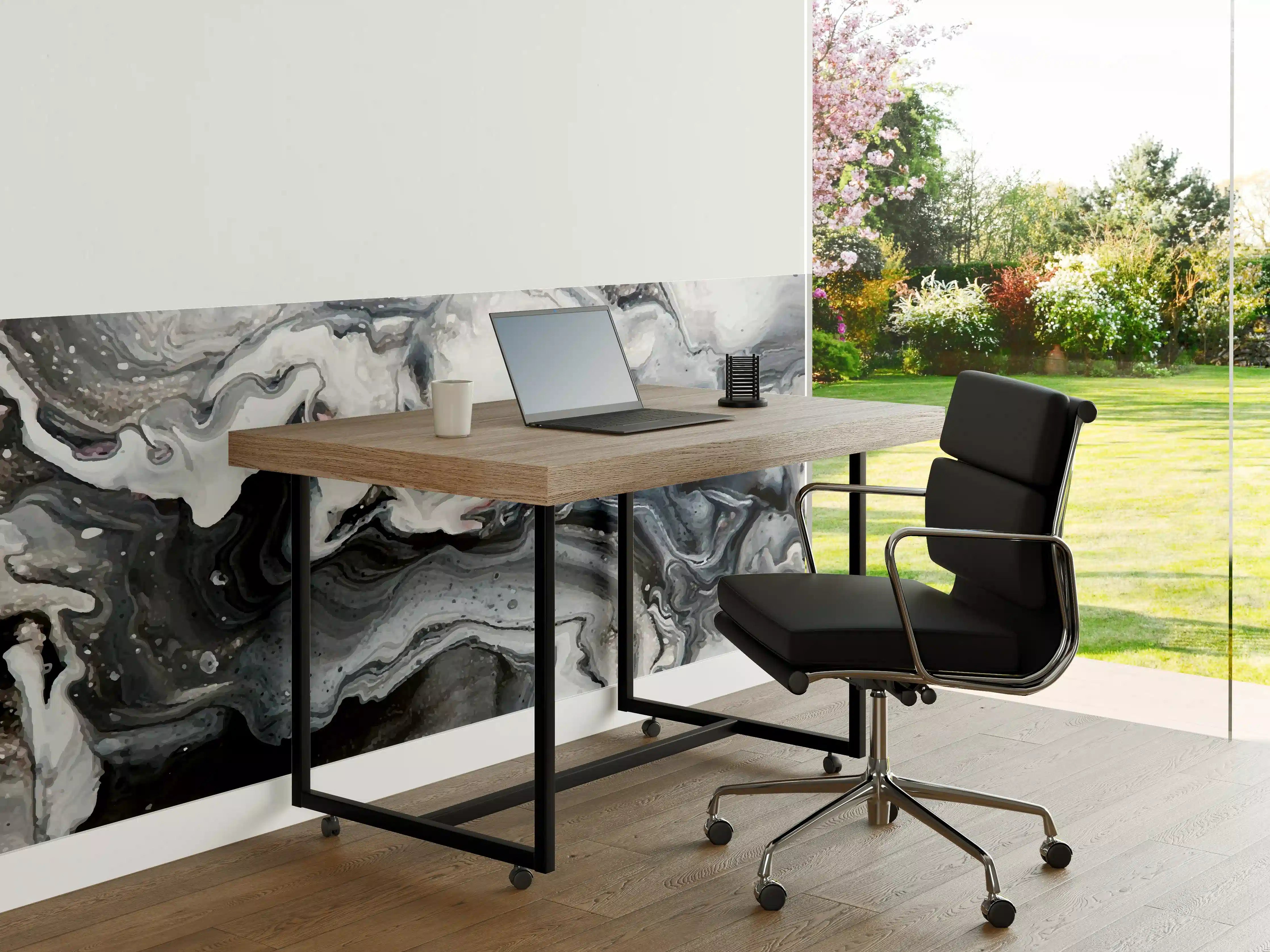 Büro Wandgestaltung - Abstrakter Marmor