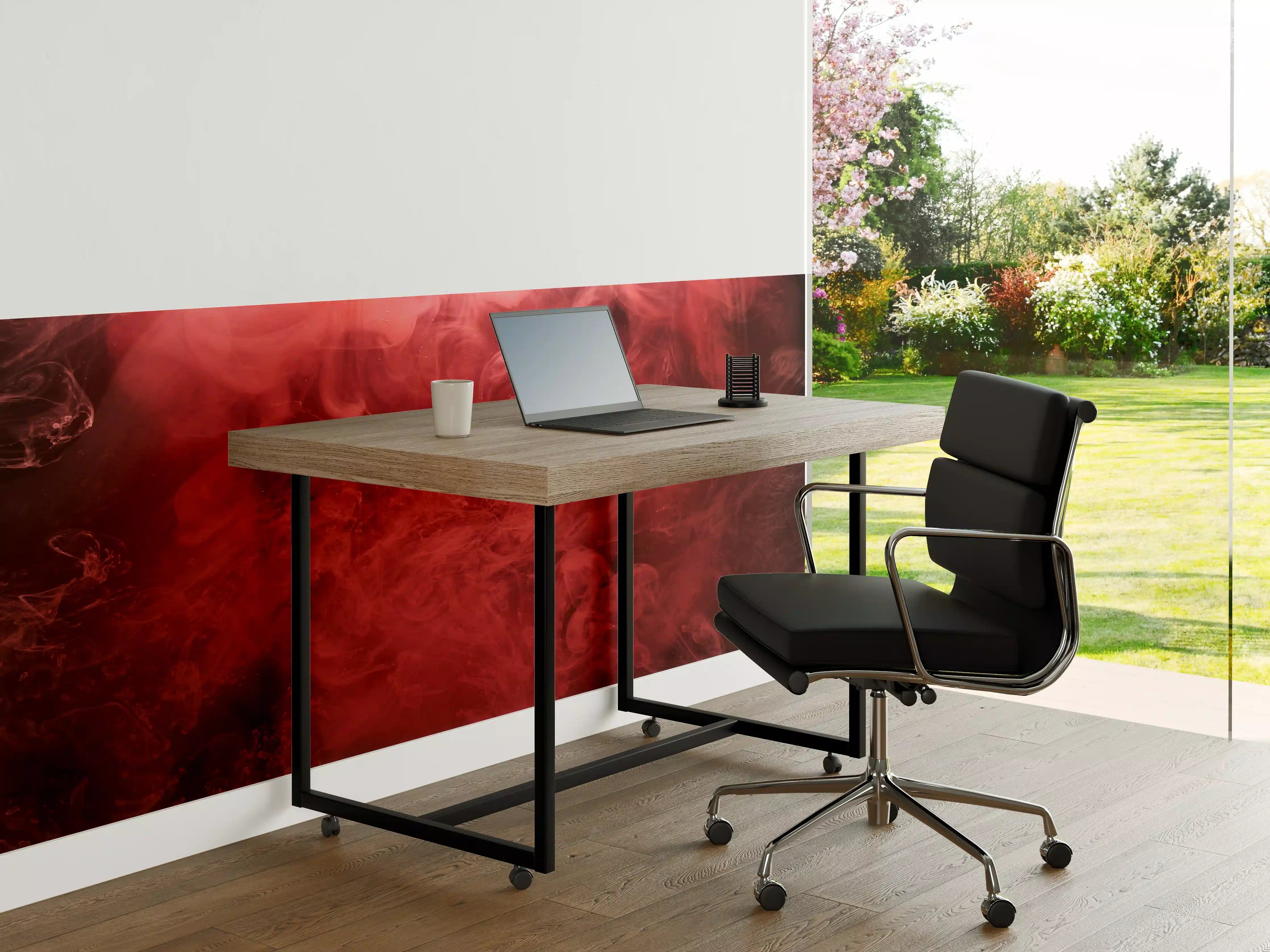 Büro Wandgestaltung - Abstrakter roter Ozean